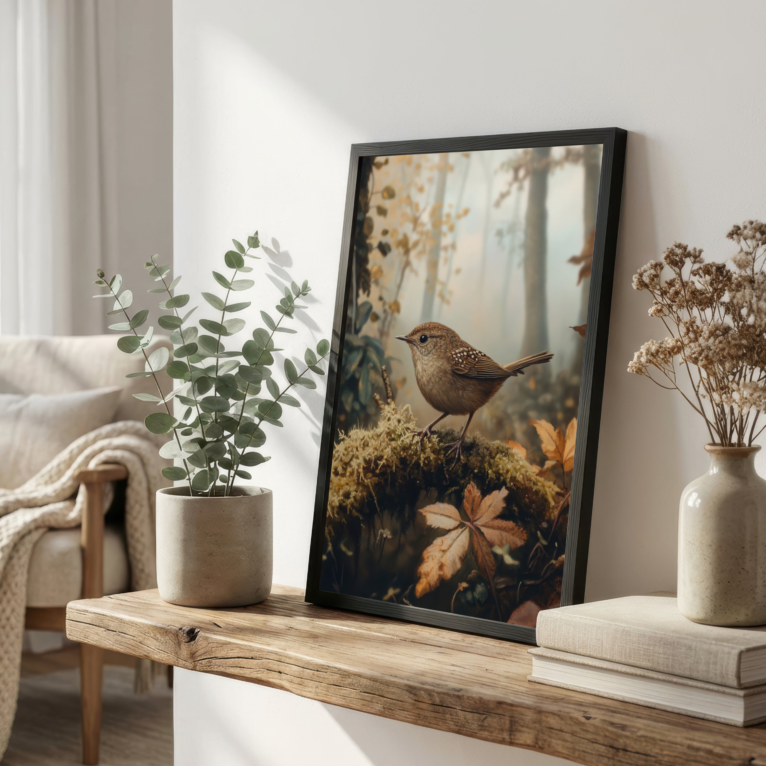 Woodland Wren Art Print
