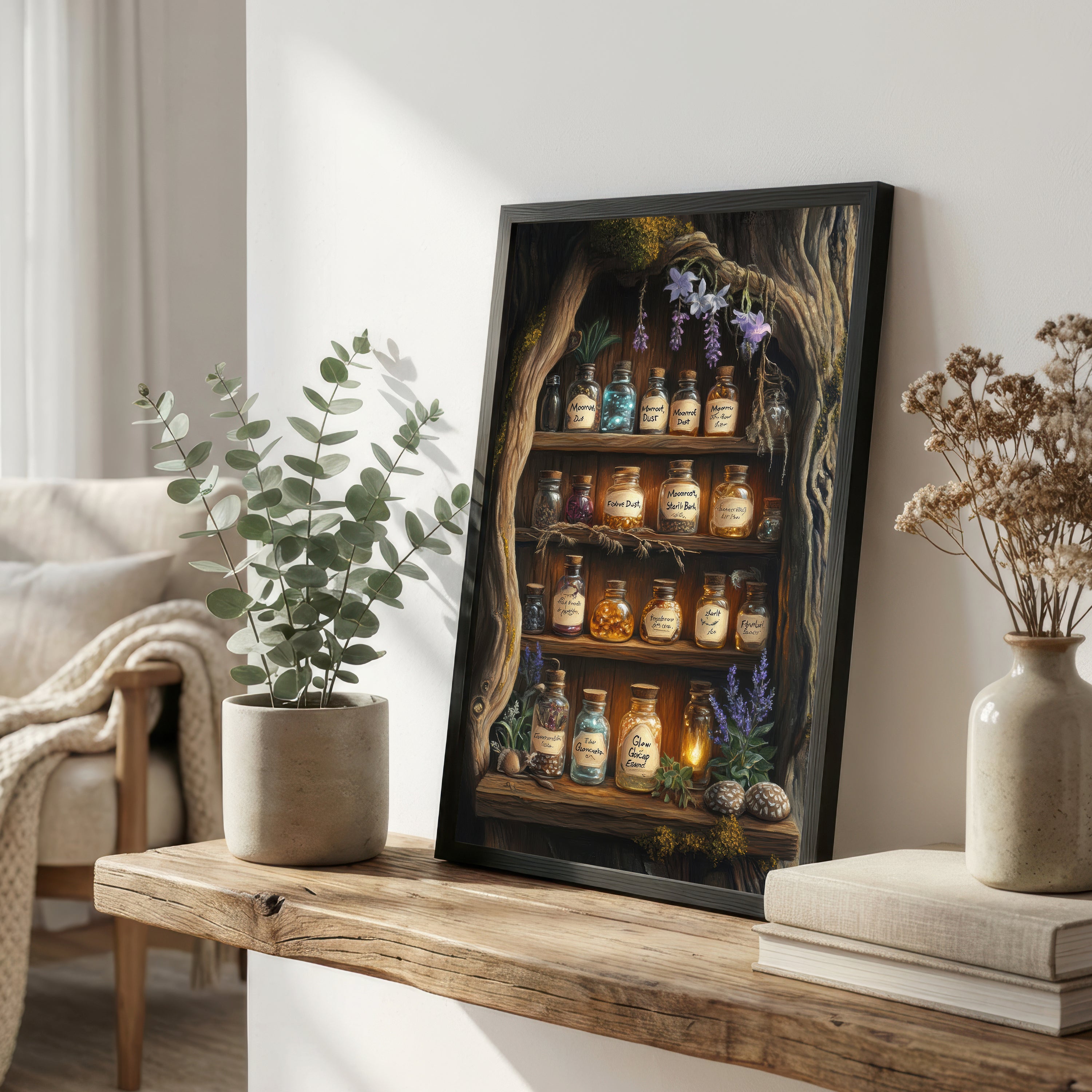 Enchanted Woodland Apothecary Art Print