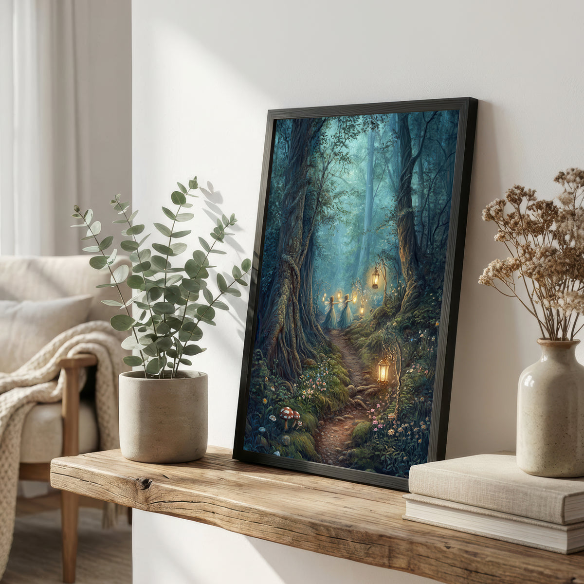 Enchanted Forest Fairy Art Print