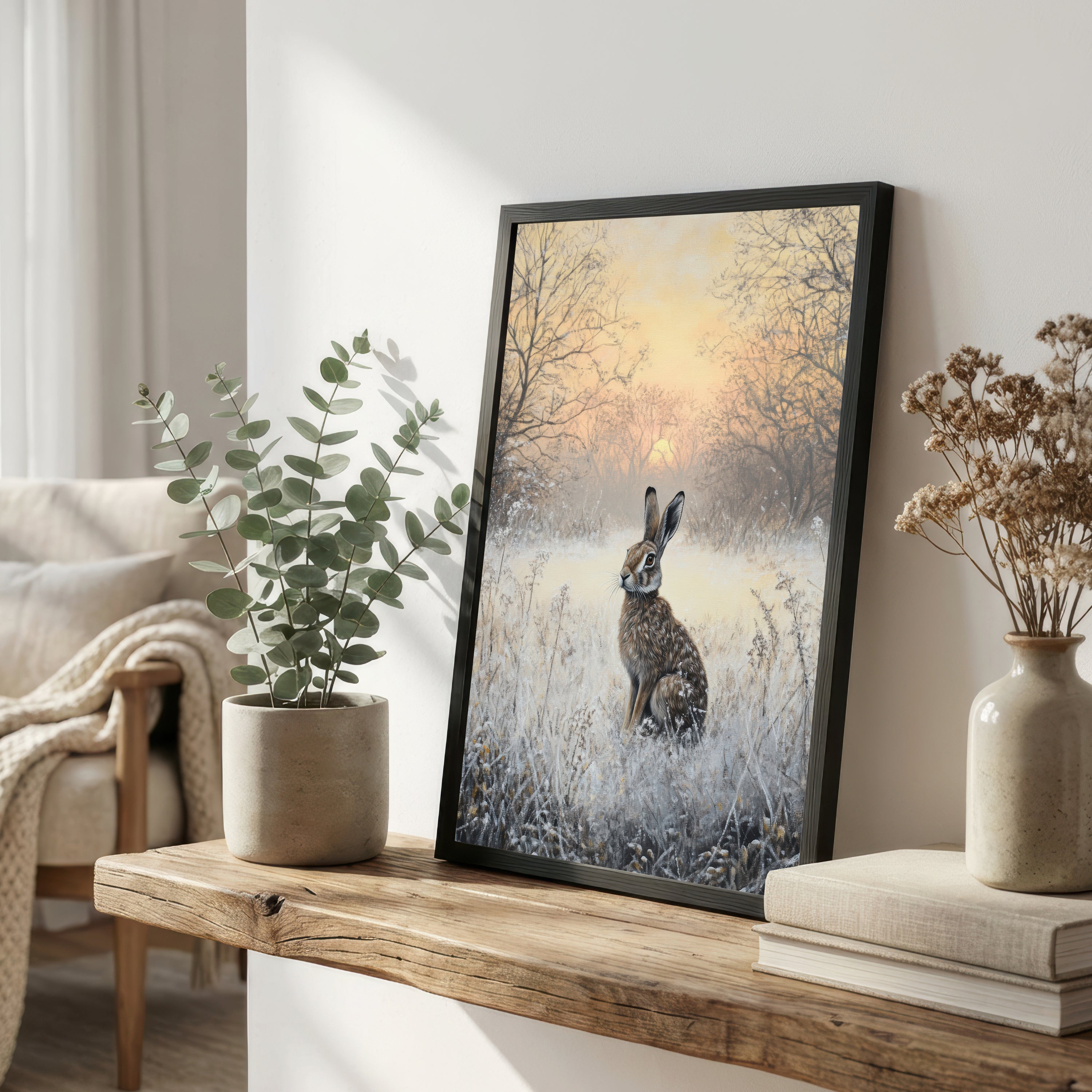 Woodland Hare Art Print