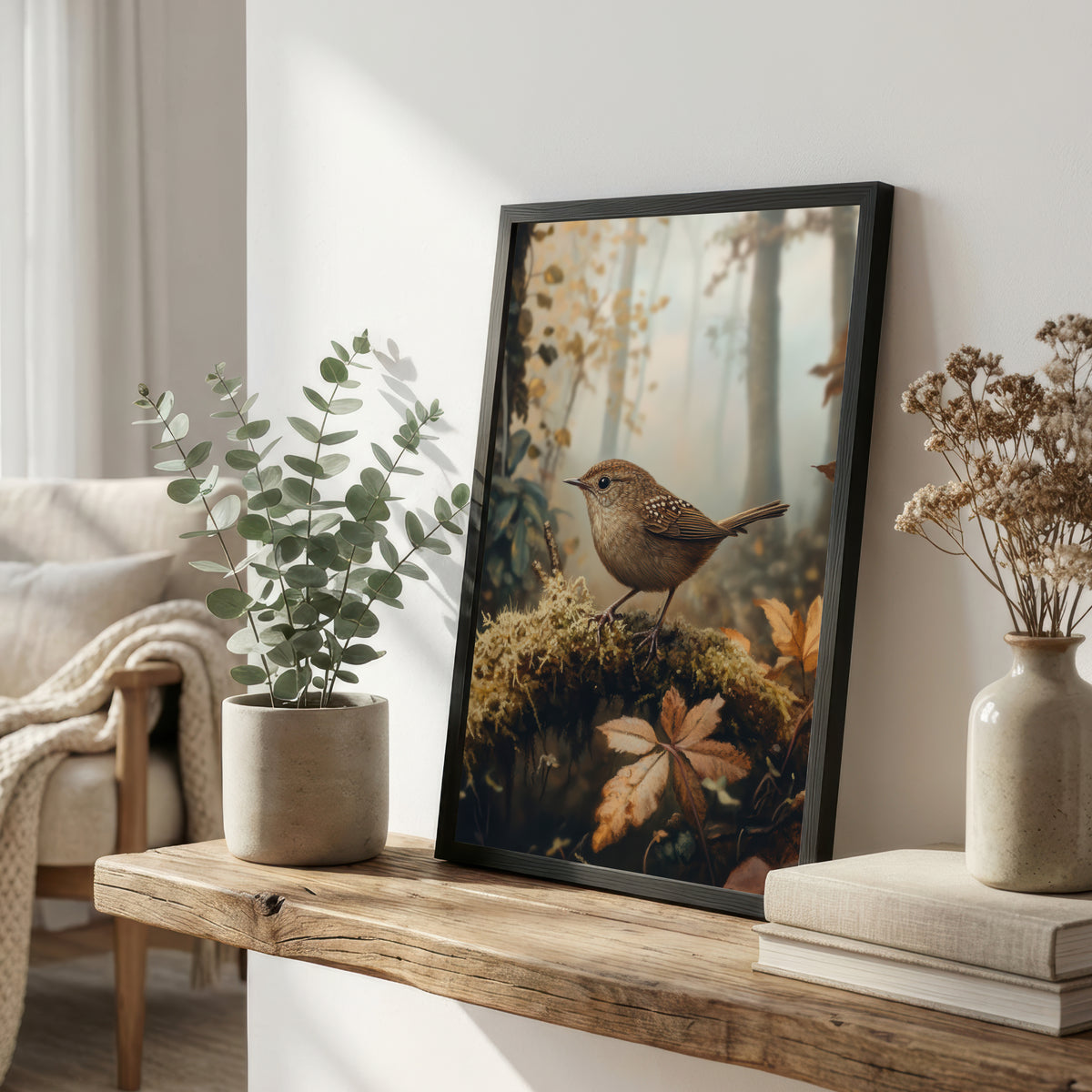 Woodland Songbird Art Print