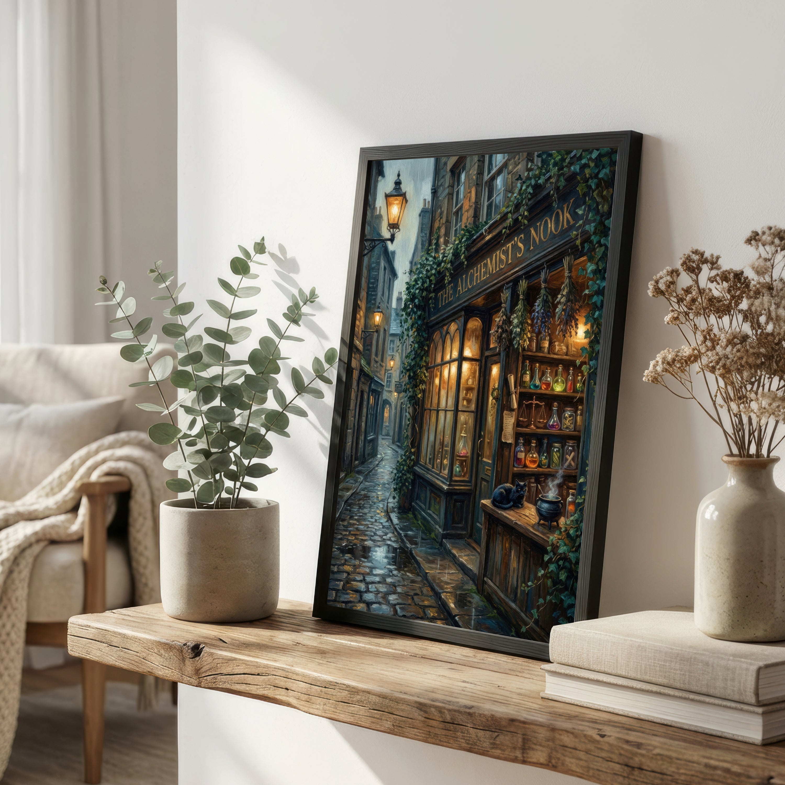 Alchemist Apothecary Dark Academia Art Print