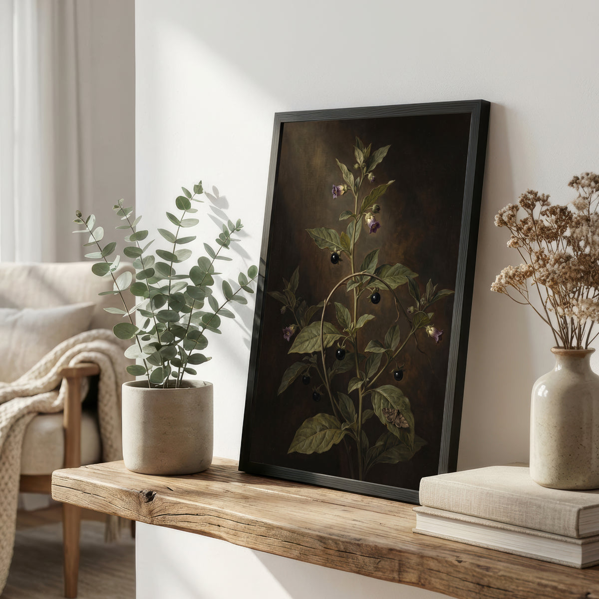 Deadly Nightshade Botanical Art Print