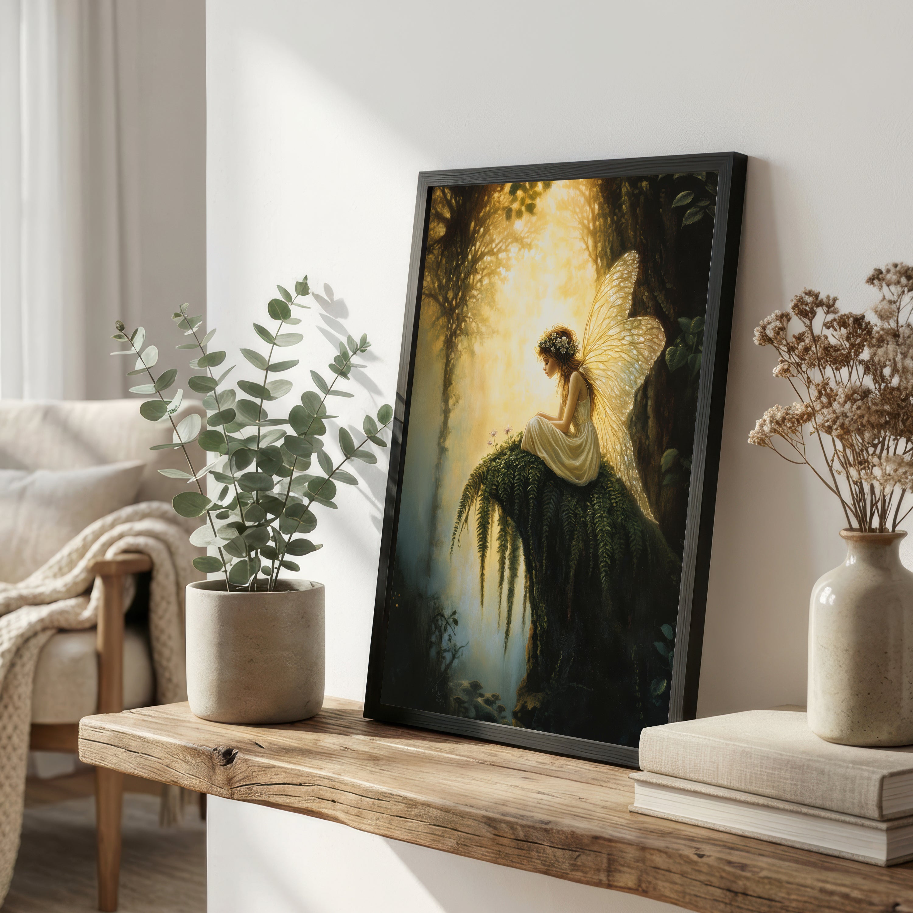 Forest Fairy Fantasy Art Print