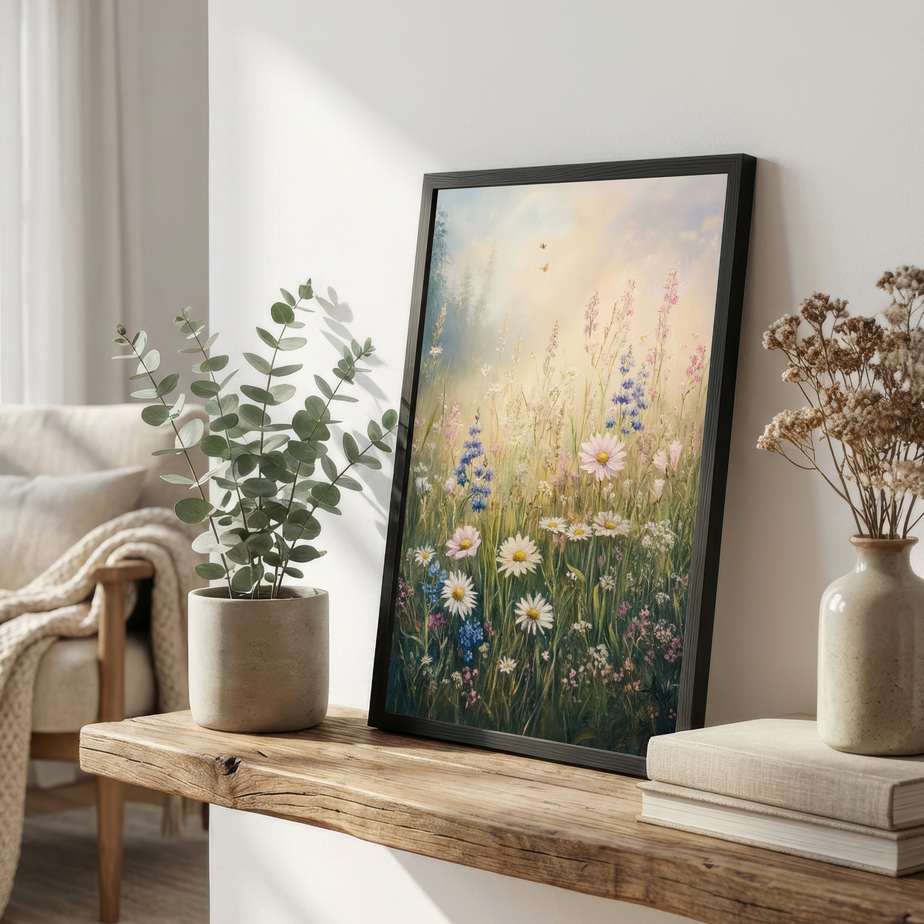 Dreamy Wildflower Meadow Art Print