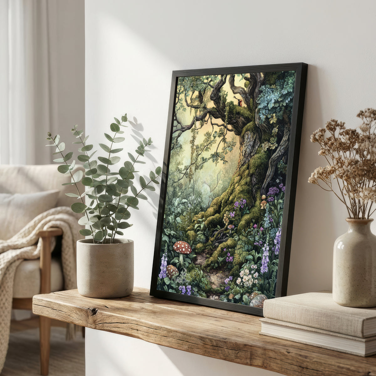 Enchanted Woodland Fairy Art Print