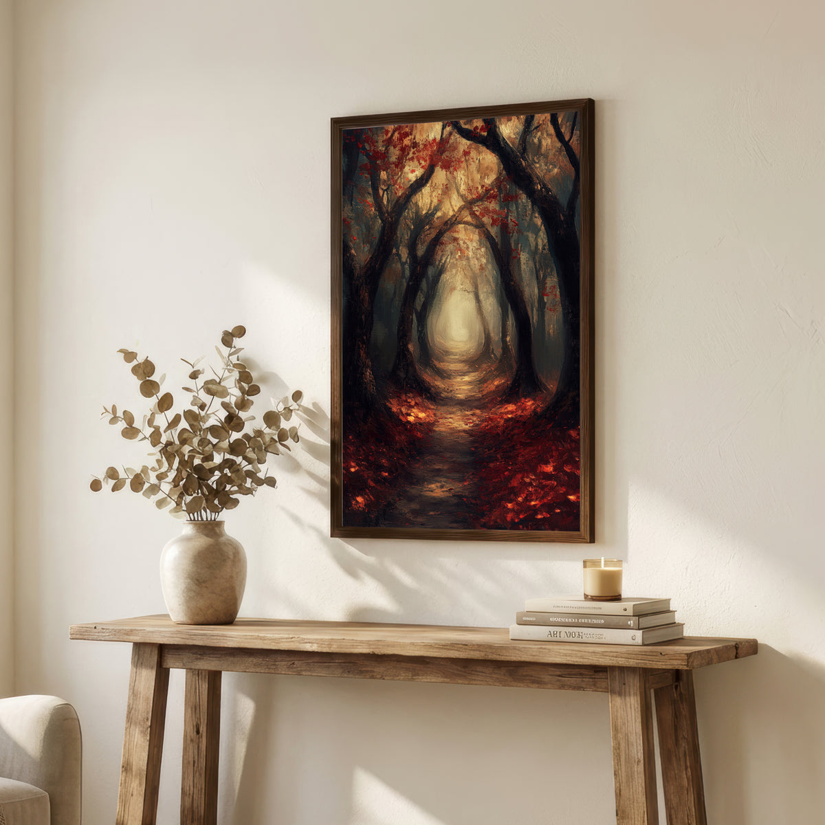 Autumn Forest Path Art Print