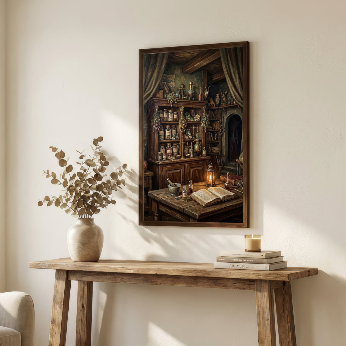 Vintage Apothecary Interior Art Print