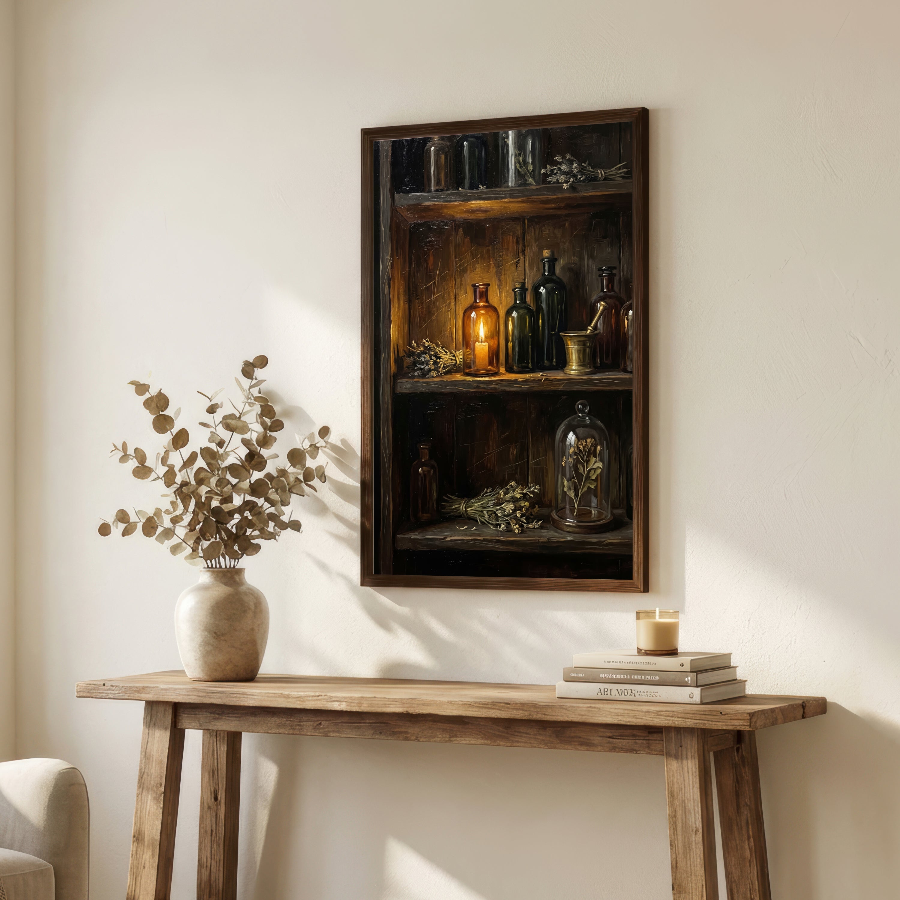 Dark Academia Apothecary Art Print
