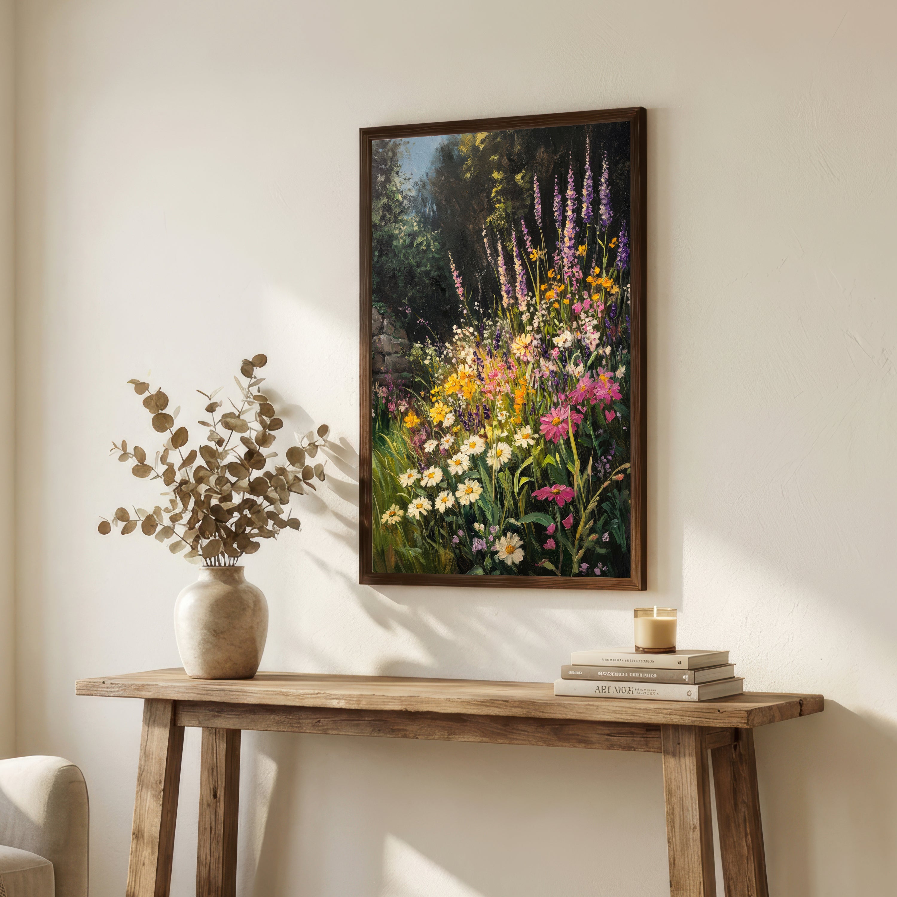 Wildflower Meadow Impressionist Art Print