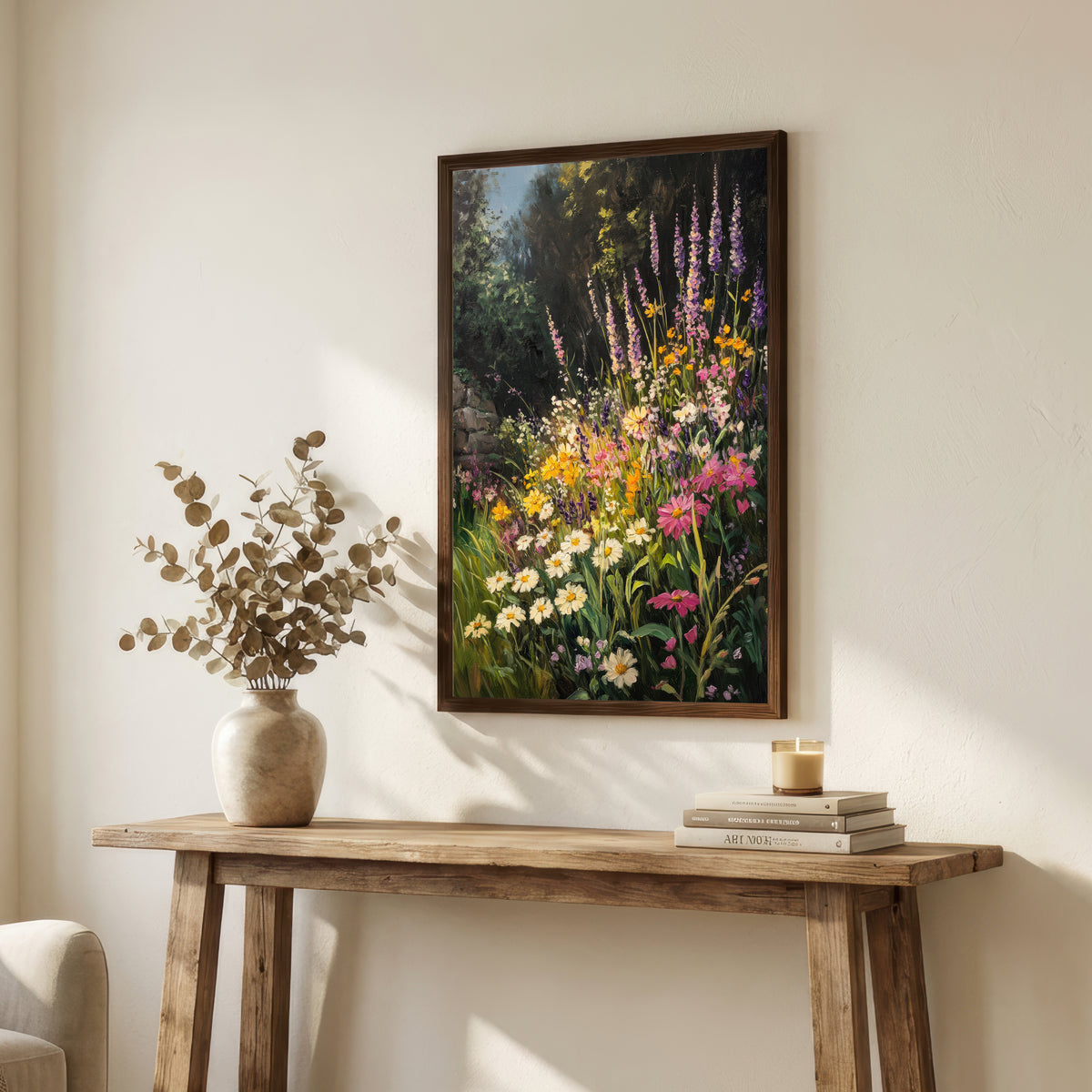 Wildflower Meadow Impressionist Art Print