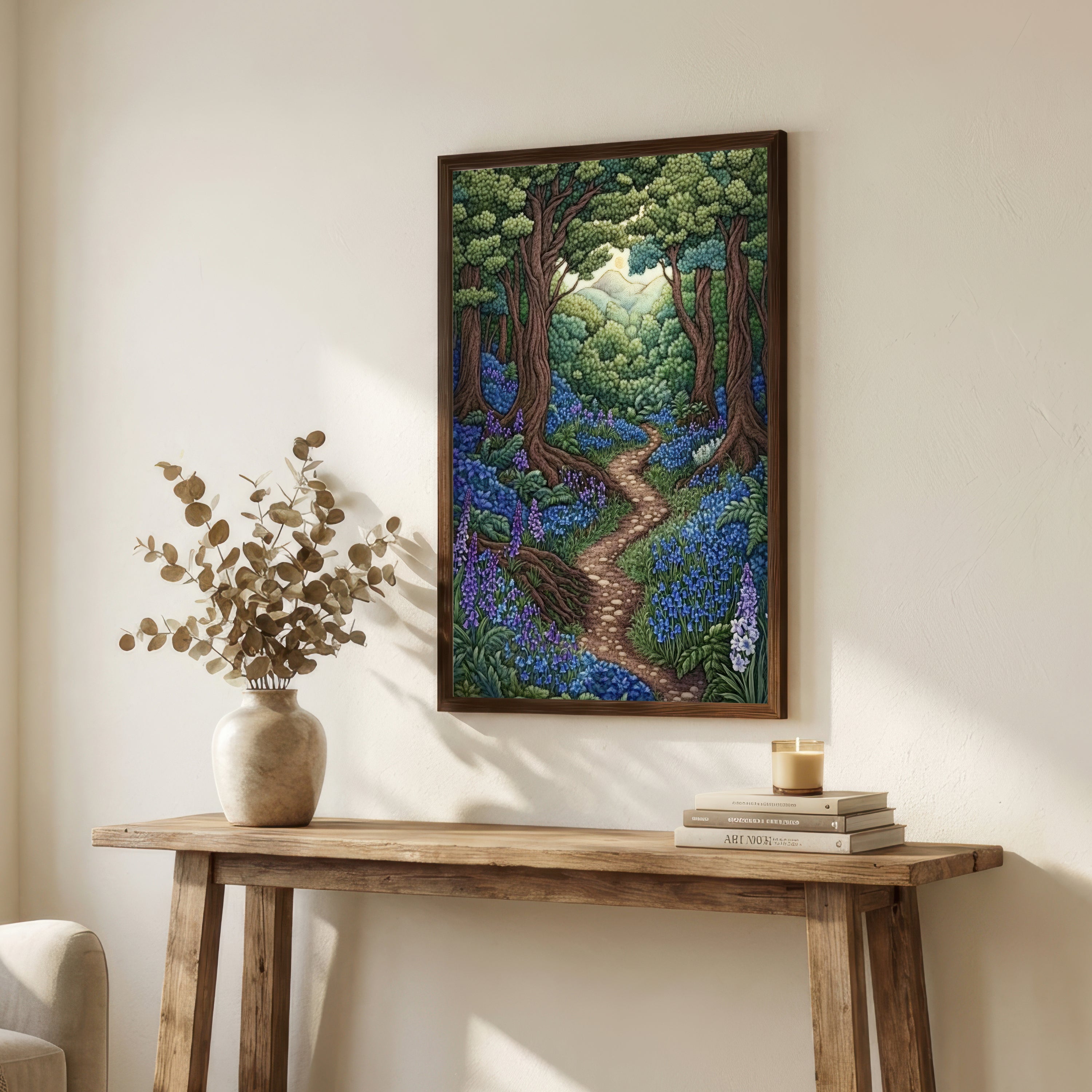 Enchanted Woodland Path Art Print