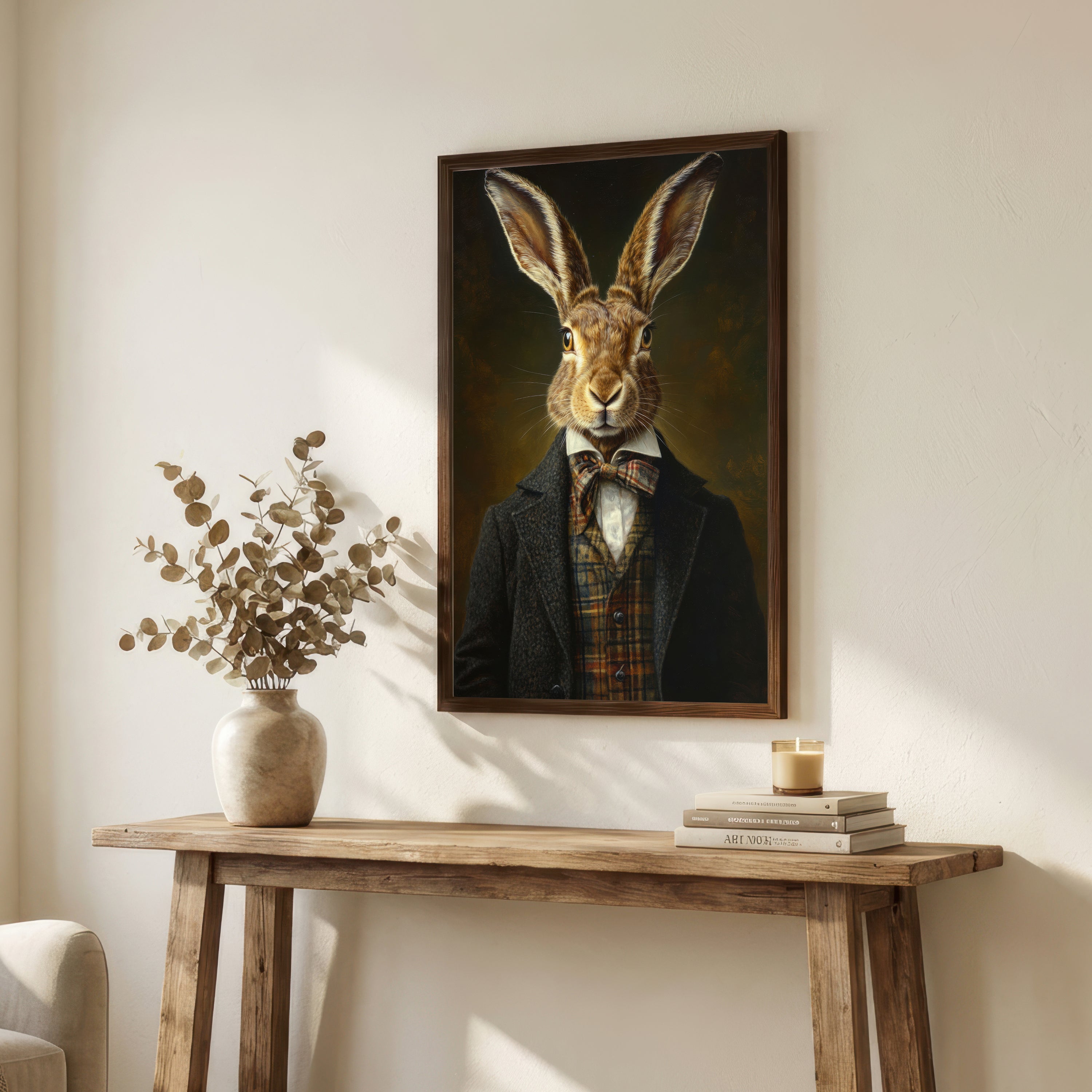 Victorian Hare Gentleman Art Print