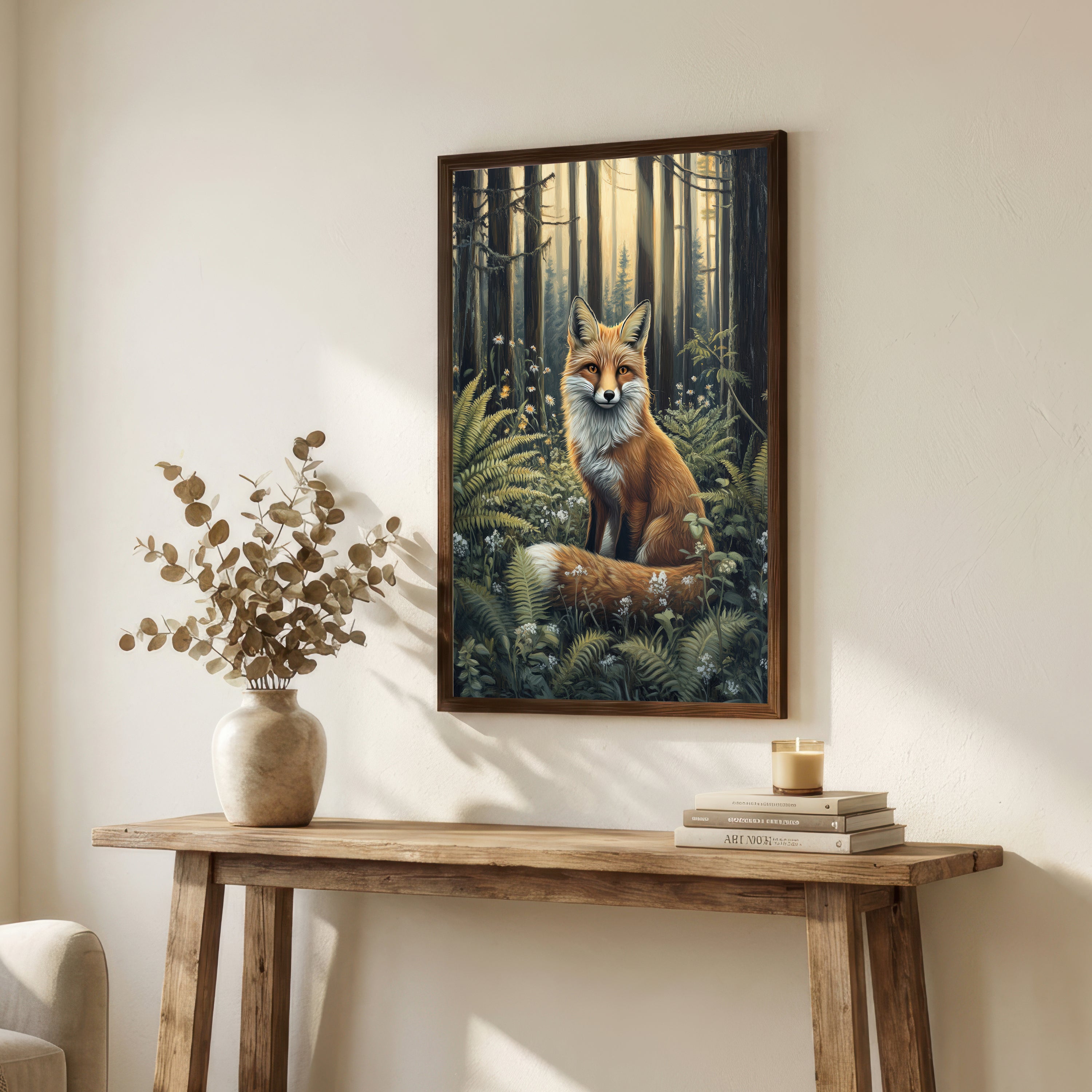 Fox in the Forest Art Print