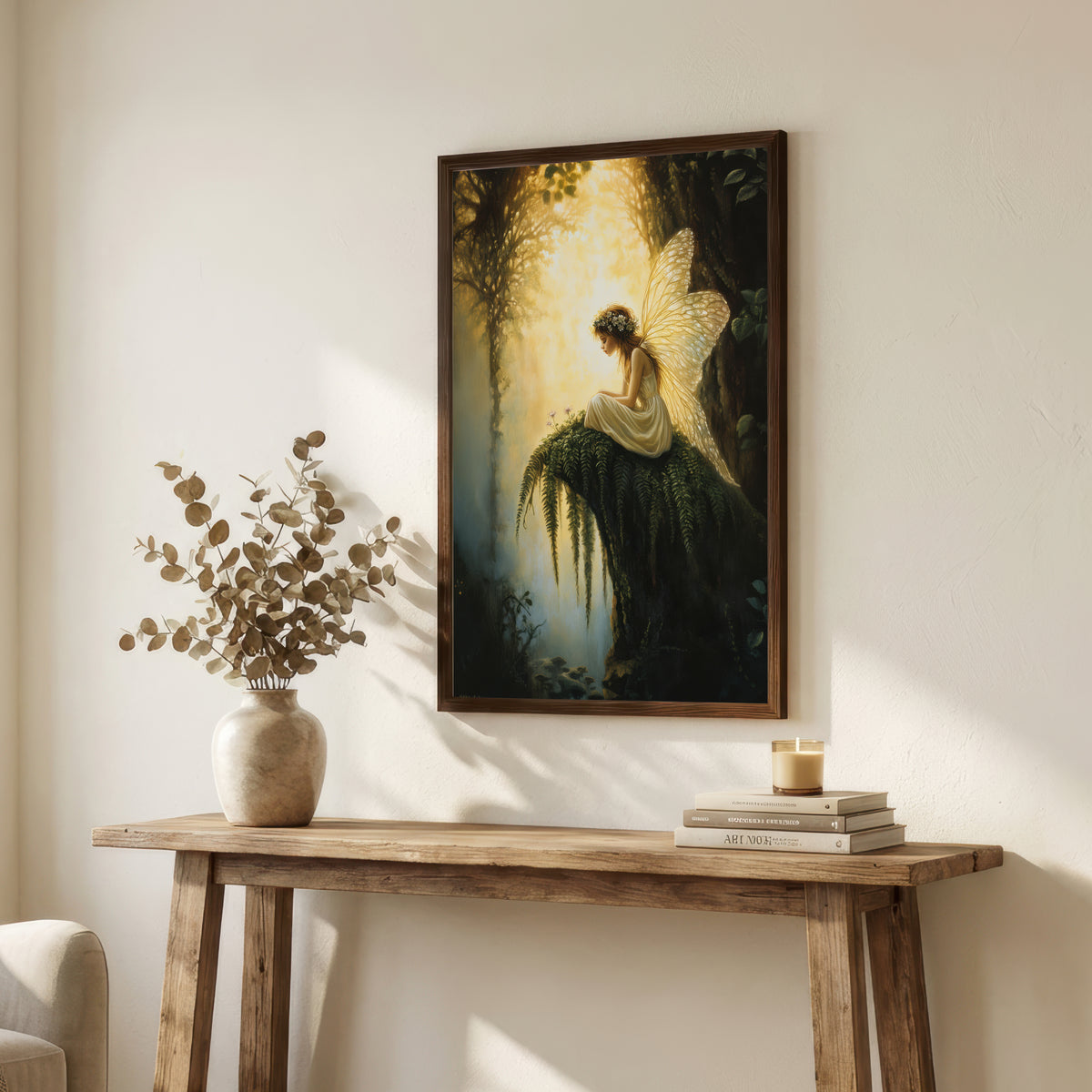 Forest Fairy Fantasy Art Print