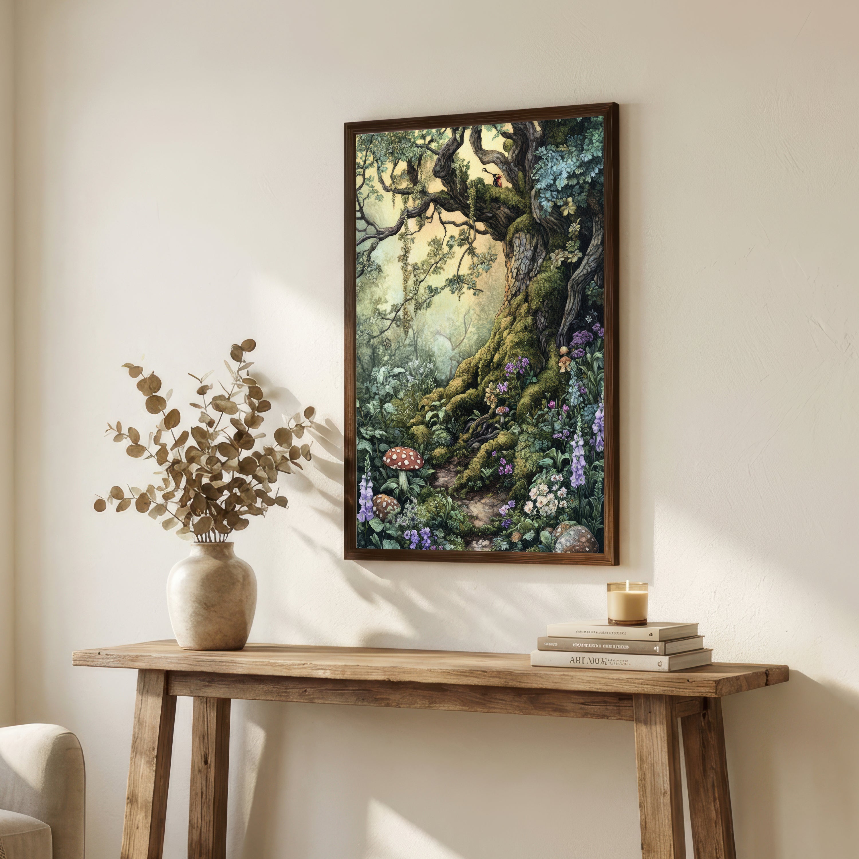 Enchanted Woodland Fairy Art Print