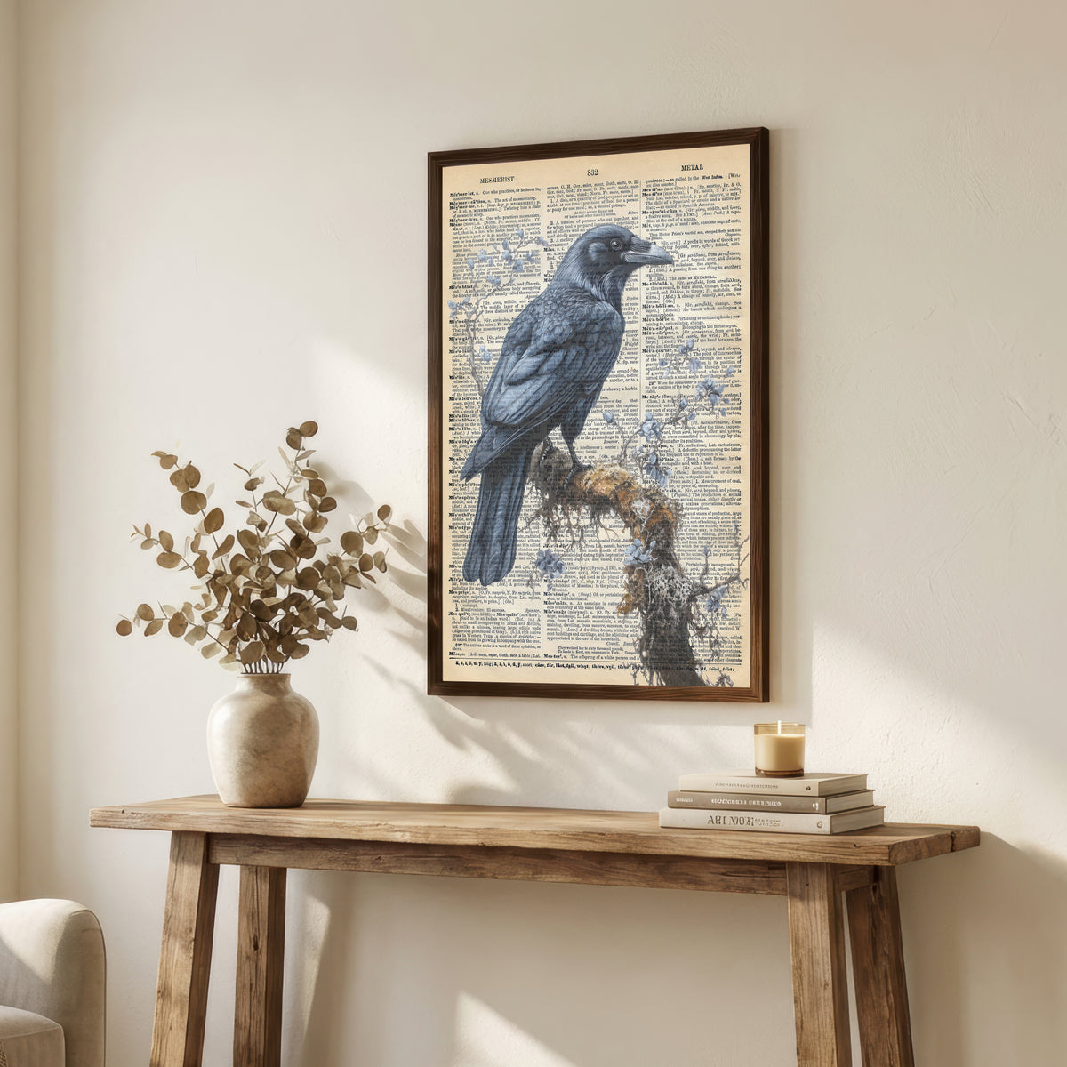 Vintage Bison Dictionary Art Print