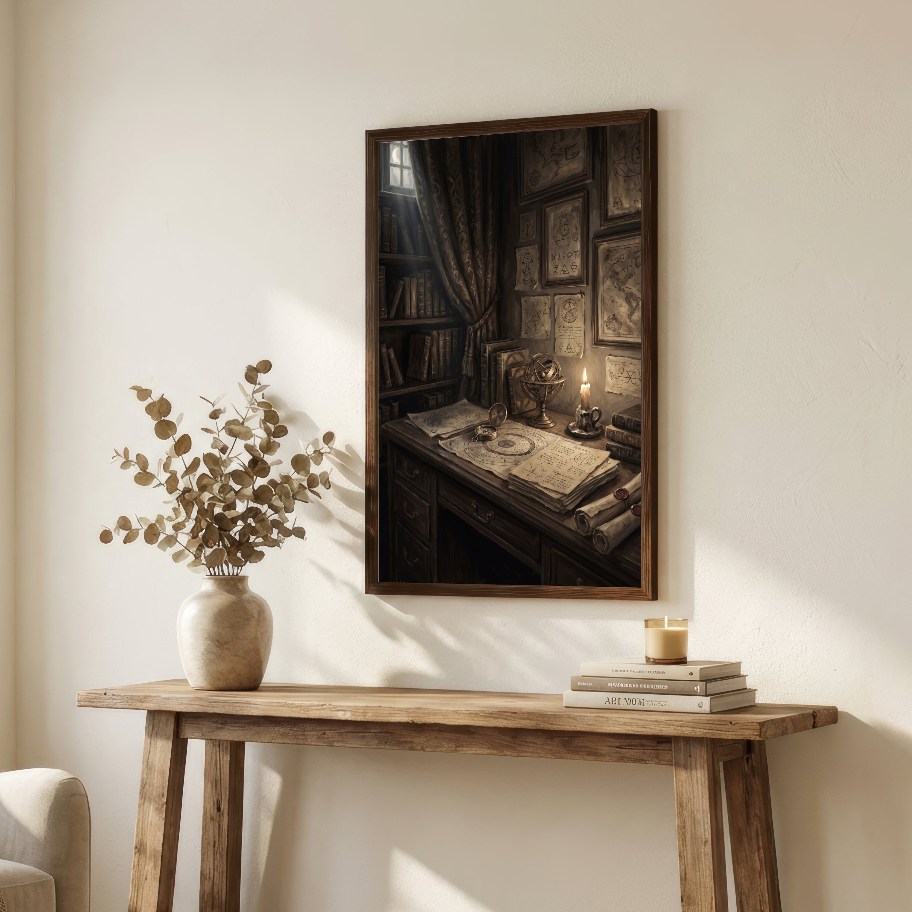 Occult Scholar's Study Art Print