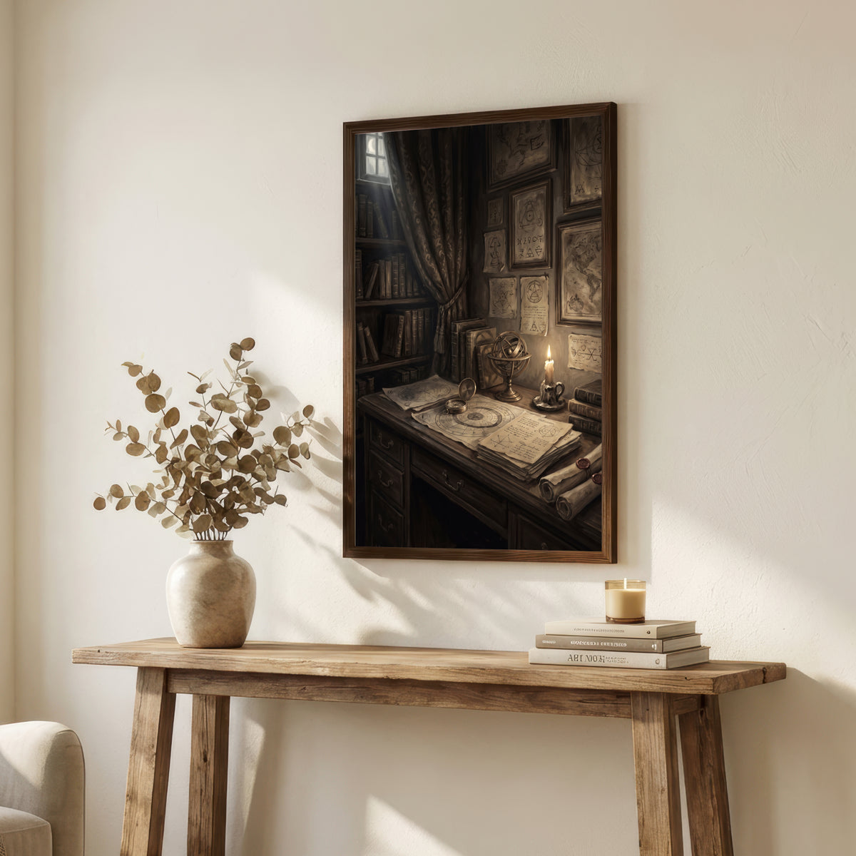 Occult Scholar's Study Art Print
