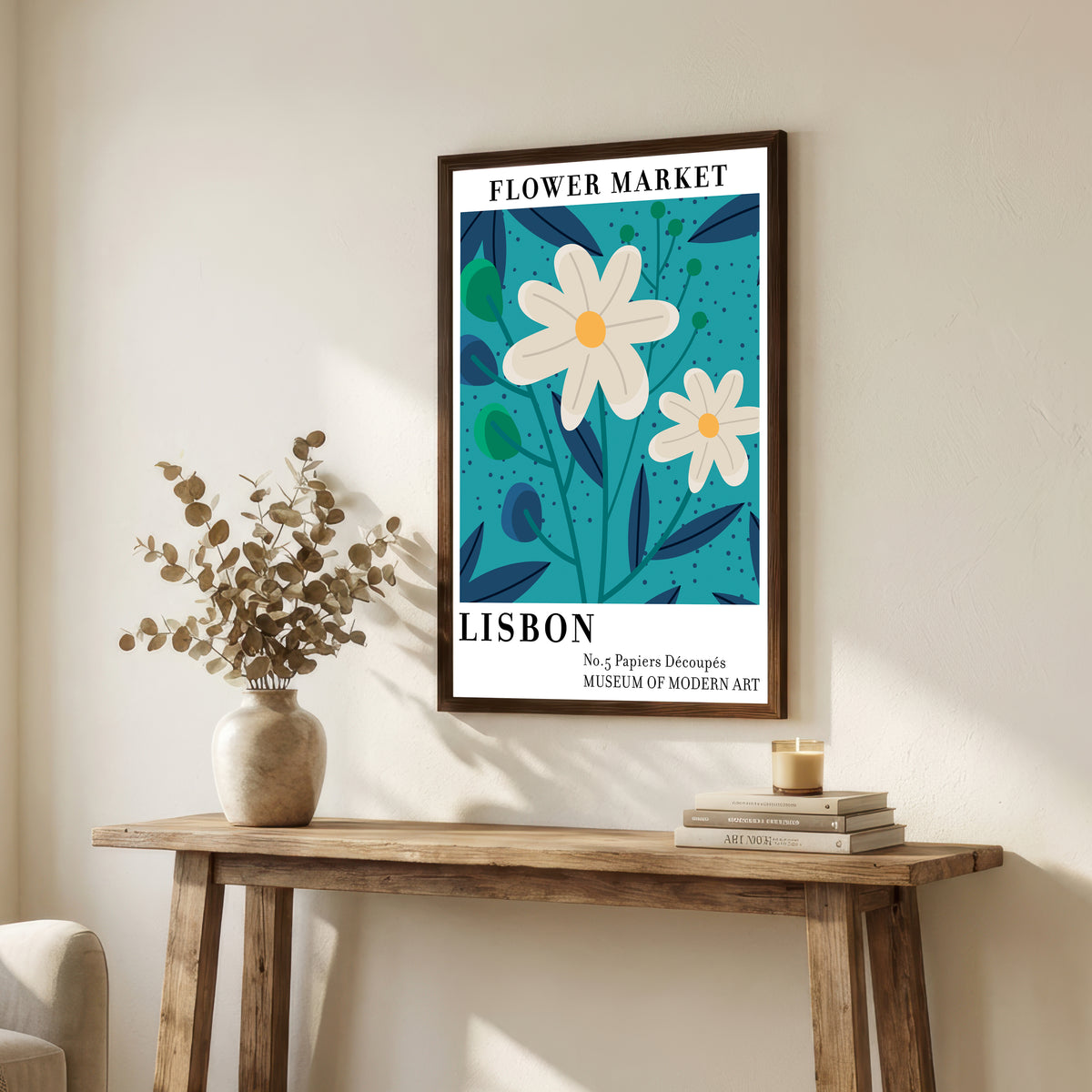 Lisbon Flower Market Art Print