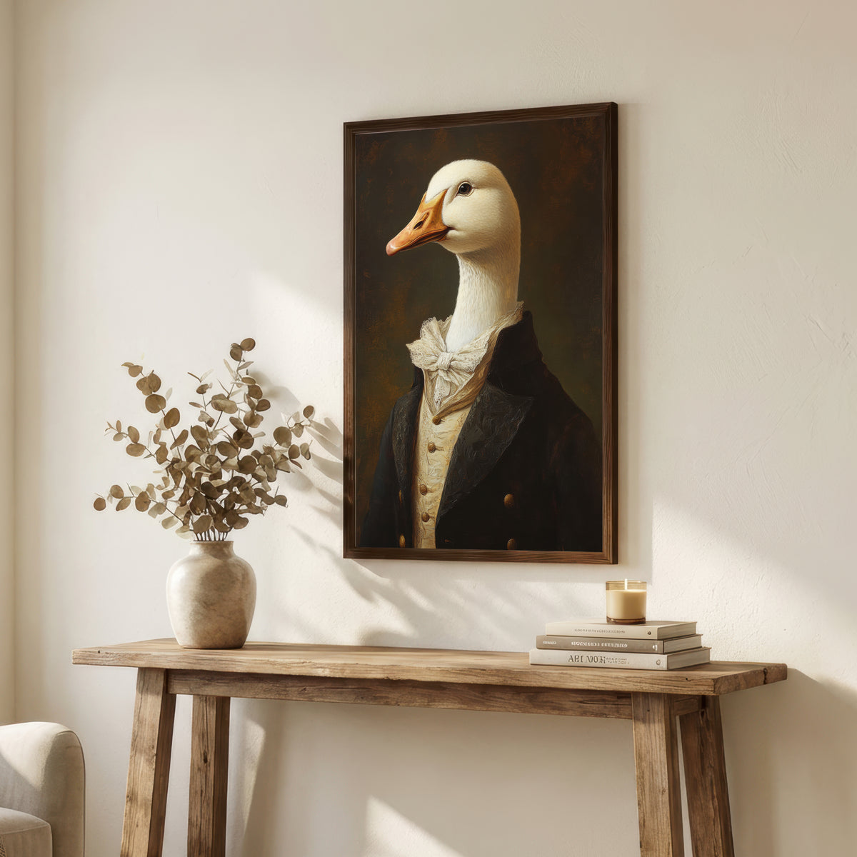 Victorian Goose Portrait Art Print