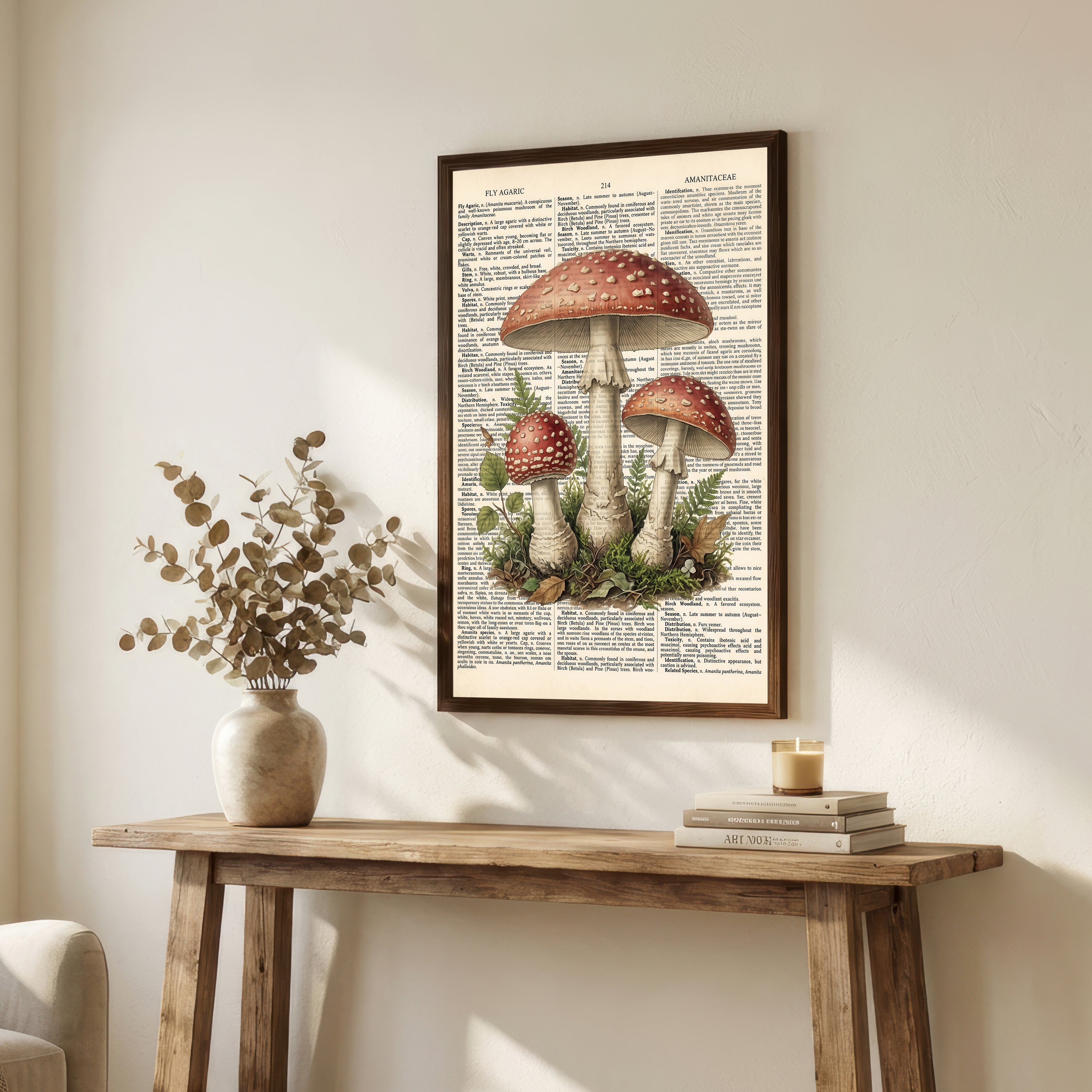Fly Agaric Mushroom Art Print