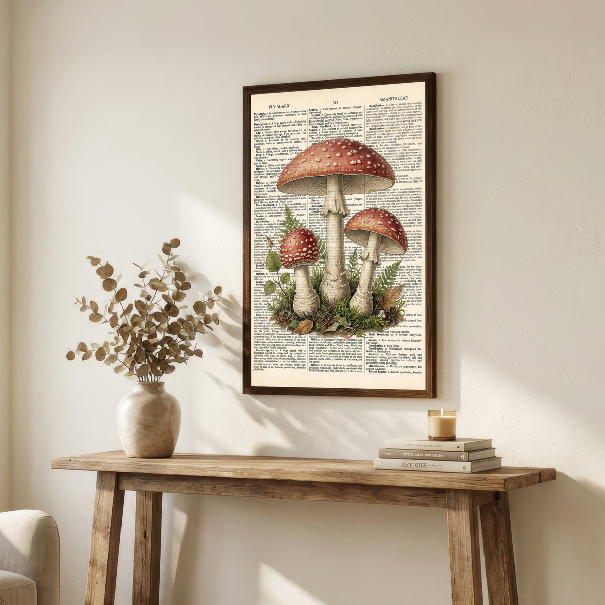 Fly Agaric Mushroom Art Print