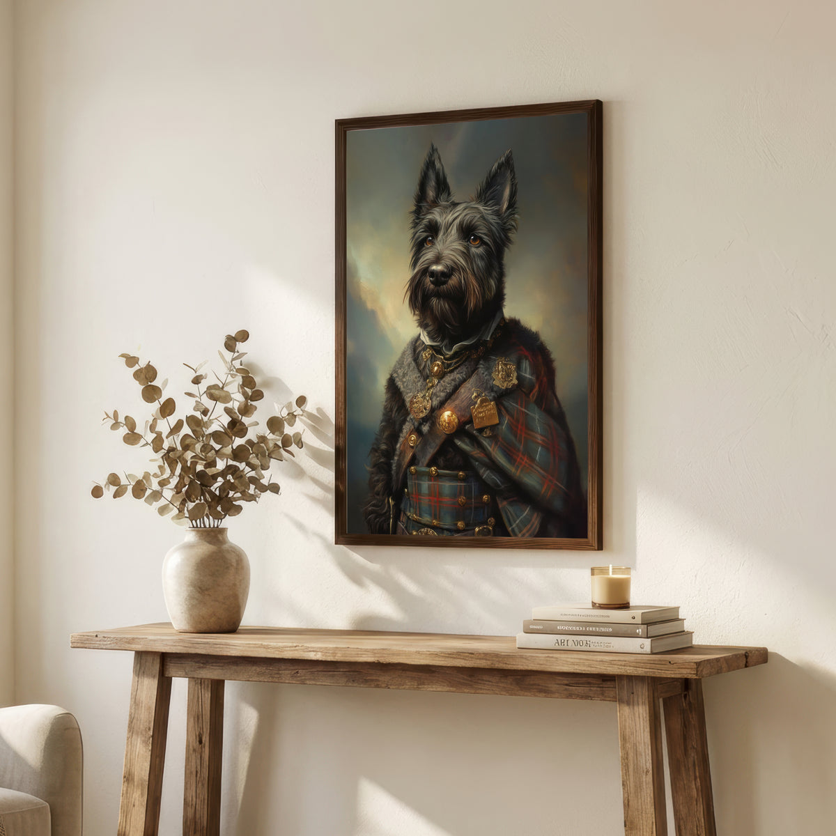 Regal Scottish Terrier Art Print