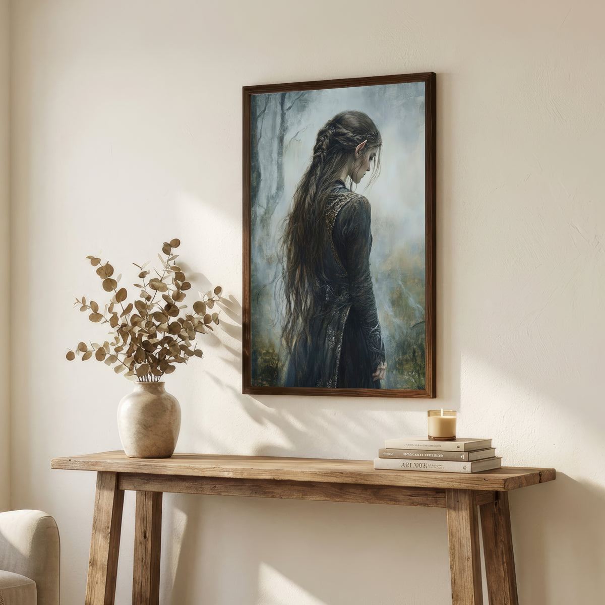 Elven Woman Fantasy Art Print