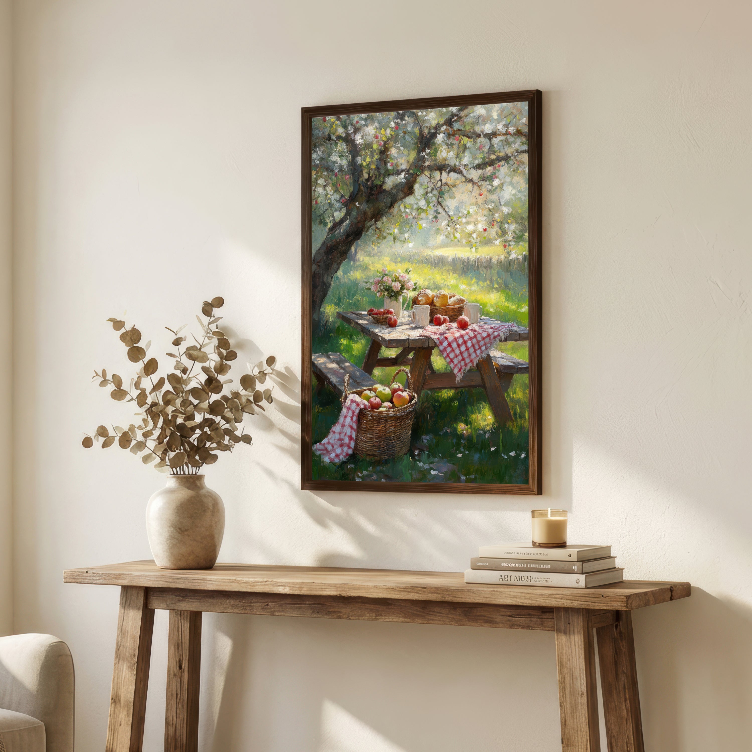 Garden Picnic Still Life Art Print
