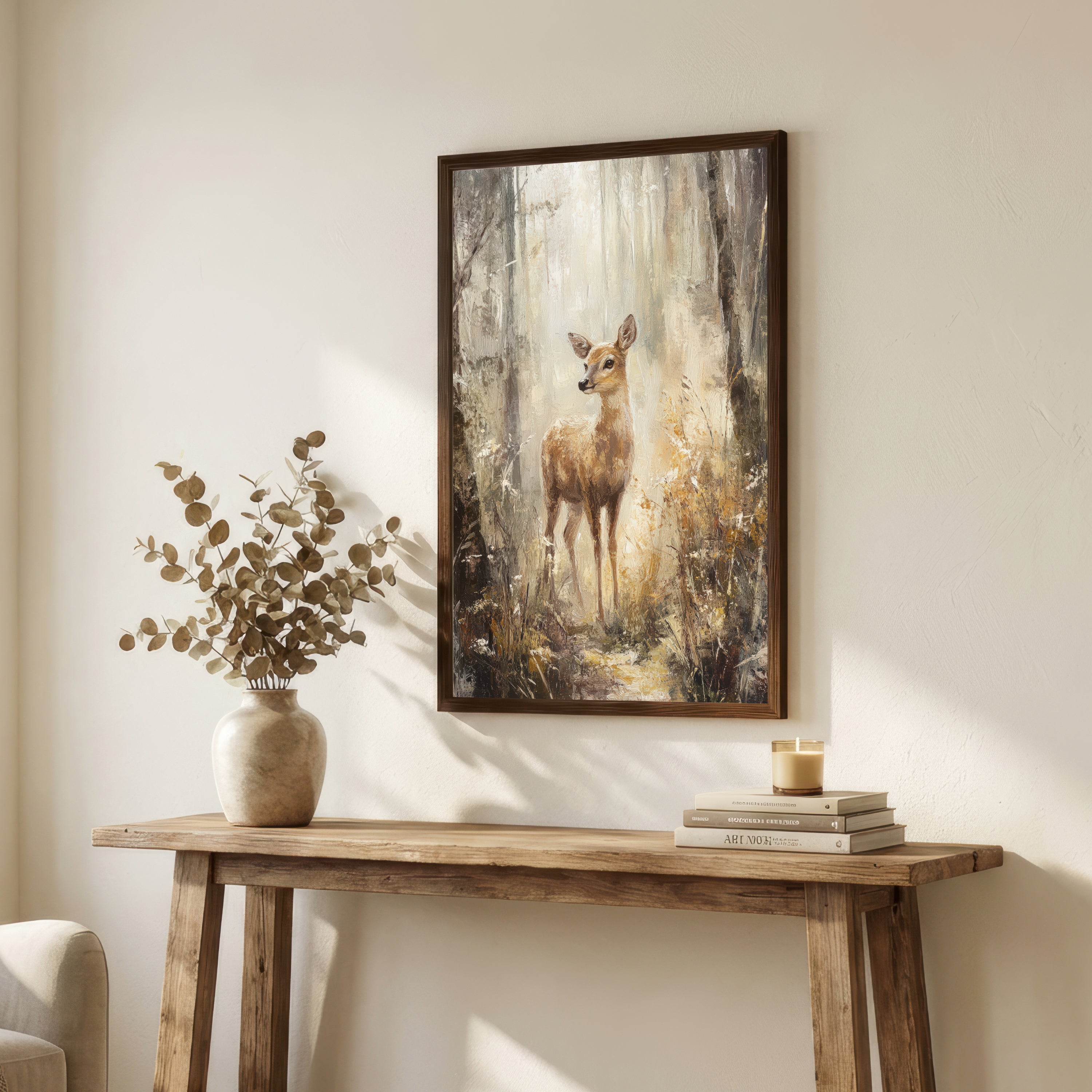Woodland Fawn Art Print