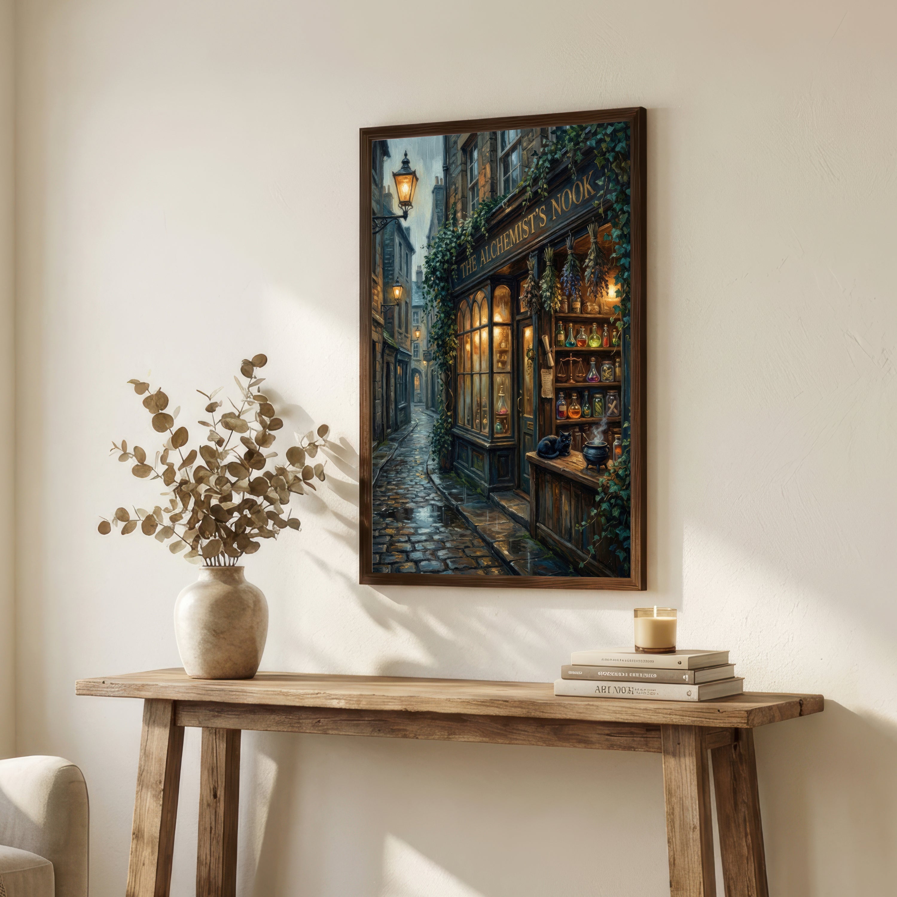 Alchemist Apothecary Dark Academia Art Print