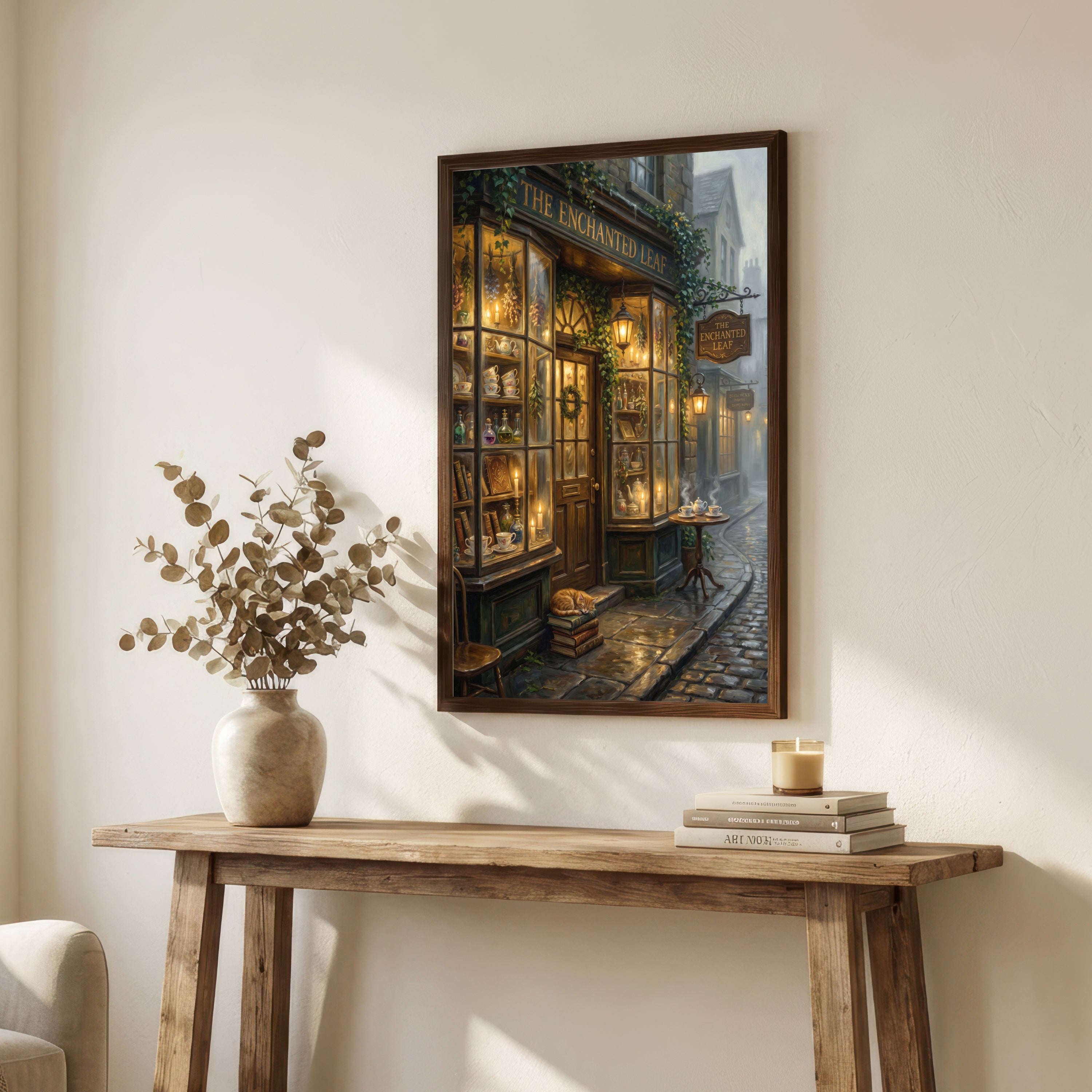 Enchanted Tea Shop Art Print
