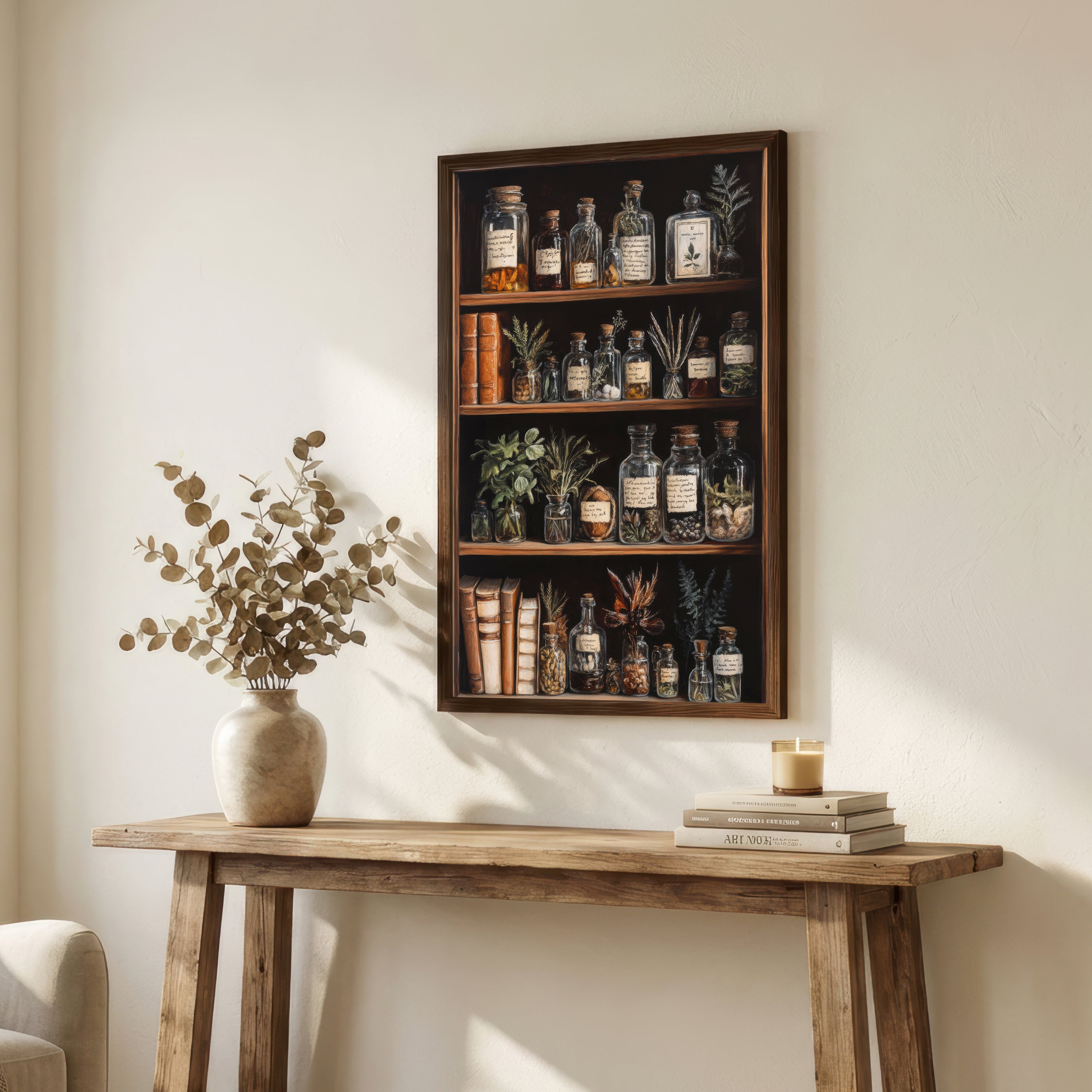 Vintage Apothecary Bottles Art Print