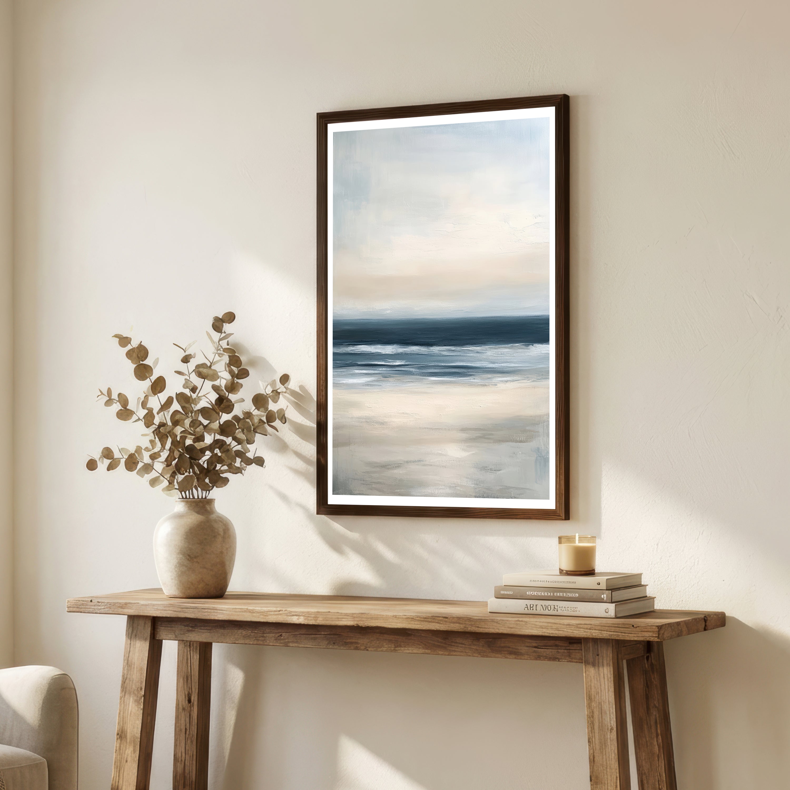 Minimalist Seascape Abstract Art Print