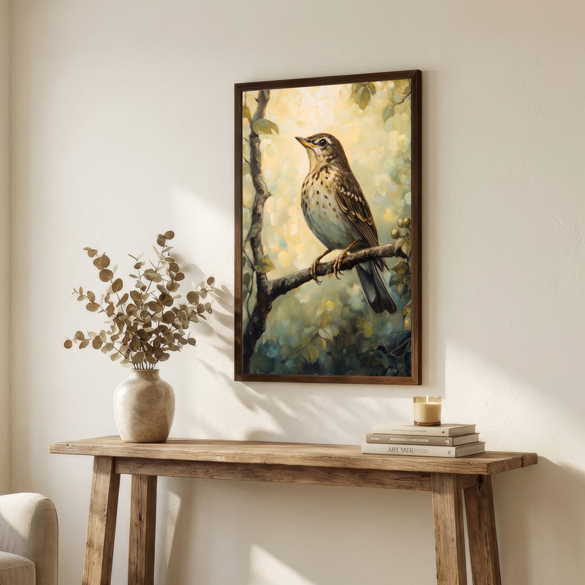Speckled Songbird Art Print