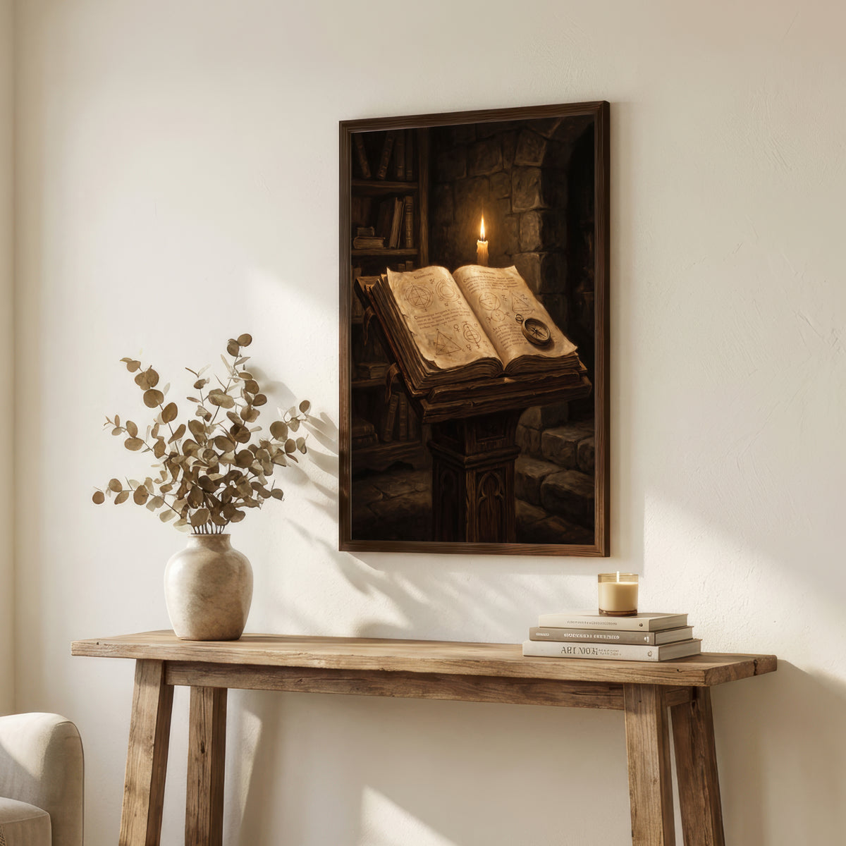 Mystical Spellbook Dark Academia Art Print