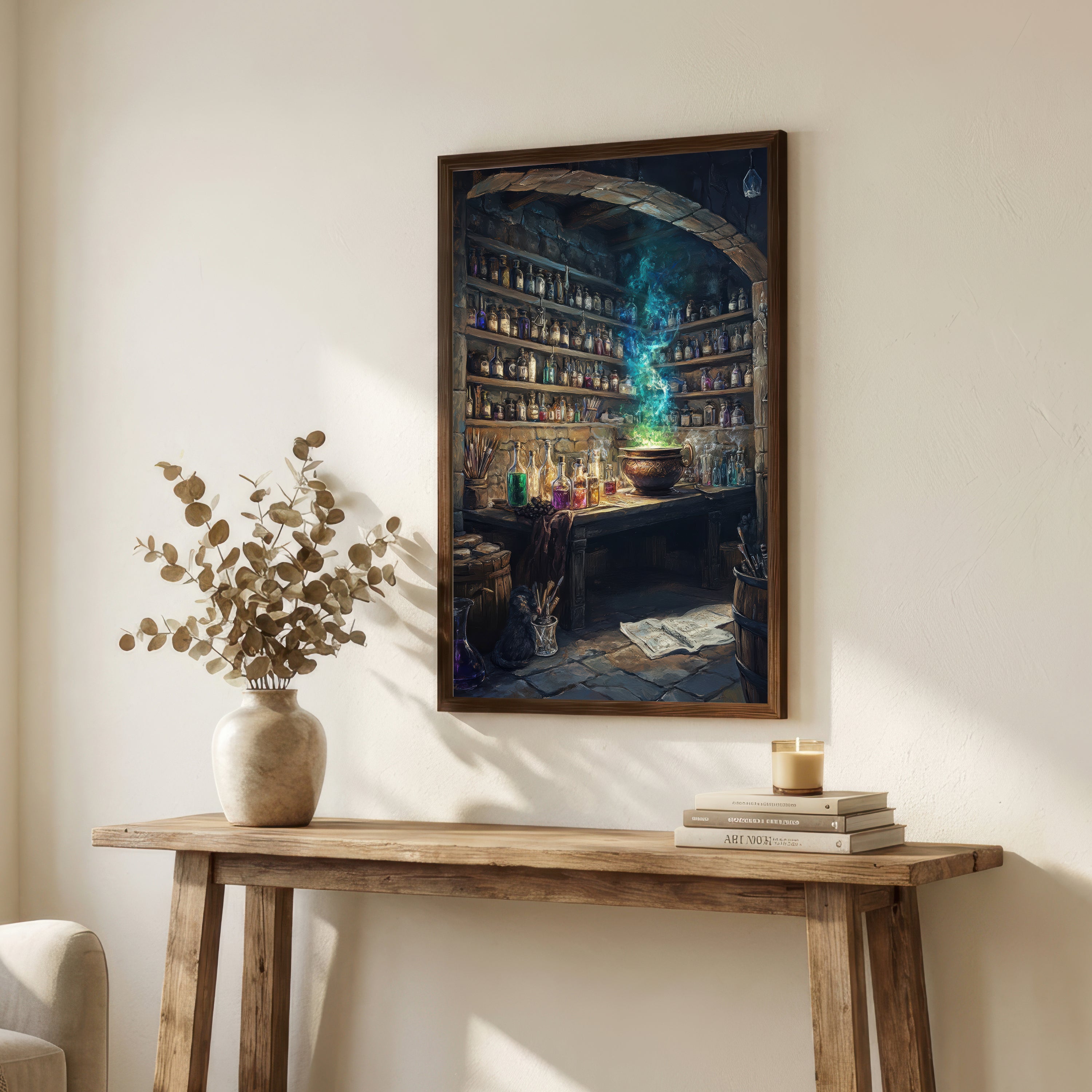 Dark Academia Apothecary Art Print
