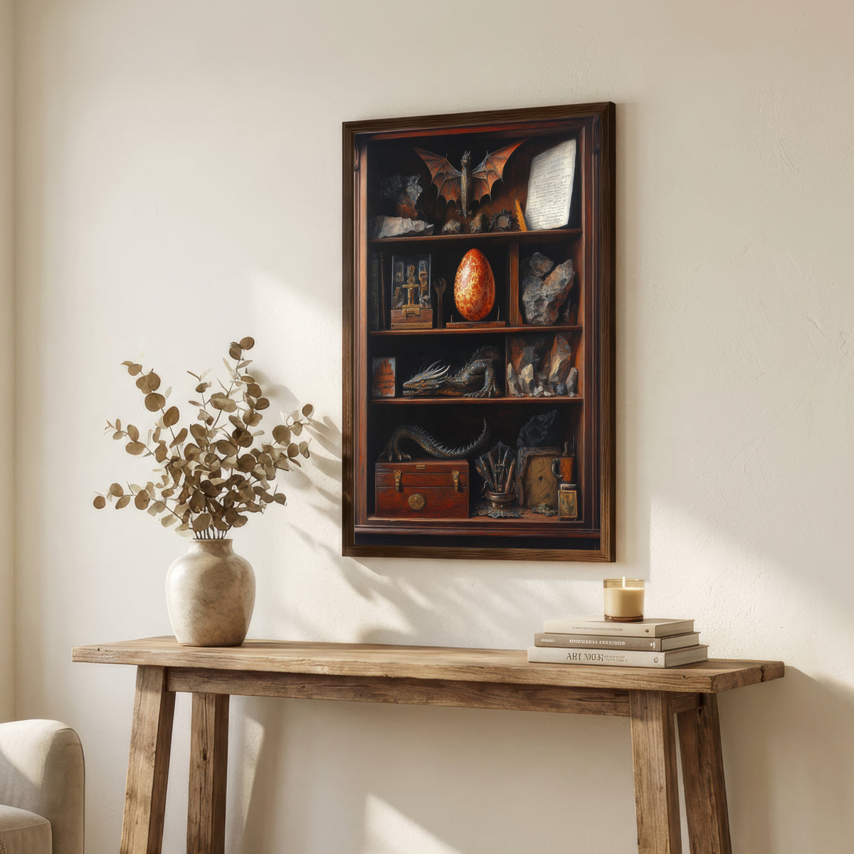 Dragon Curio Cabinet Art Print