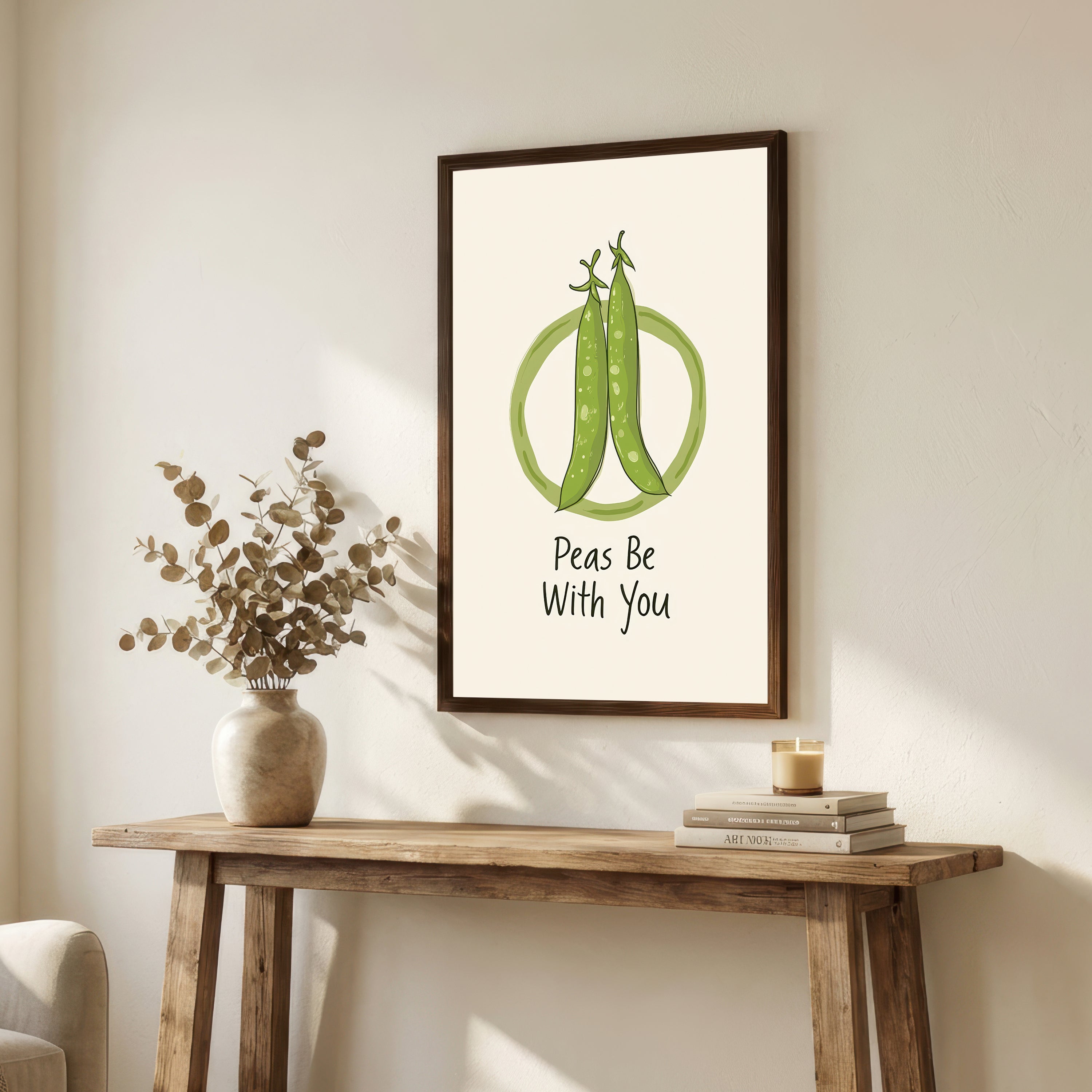 Peas Be With You Art Print