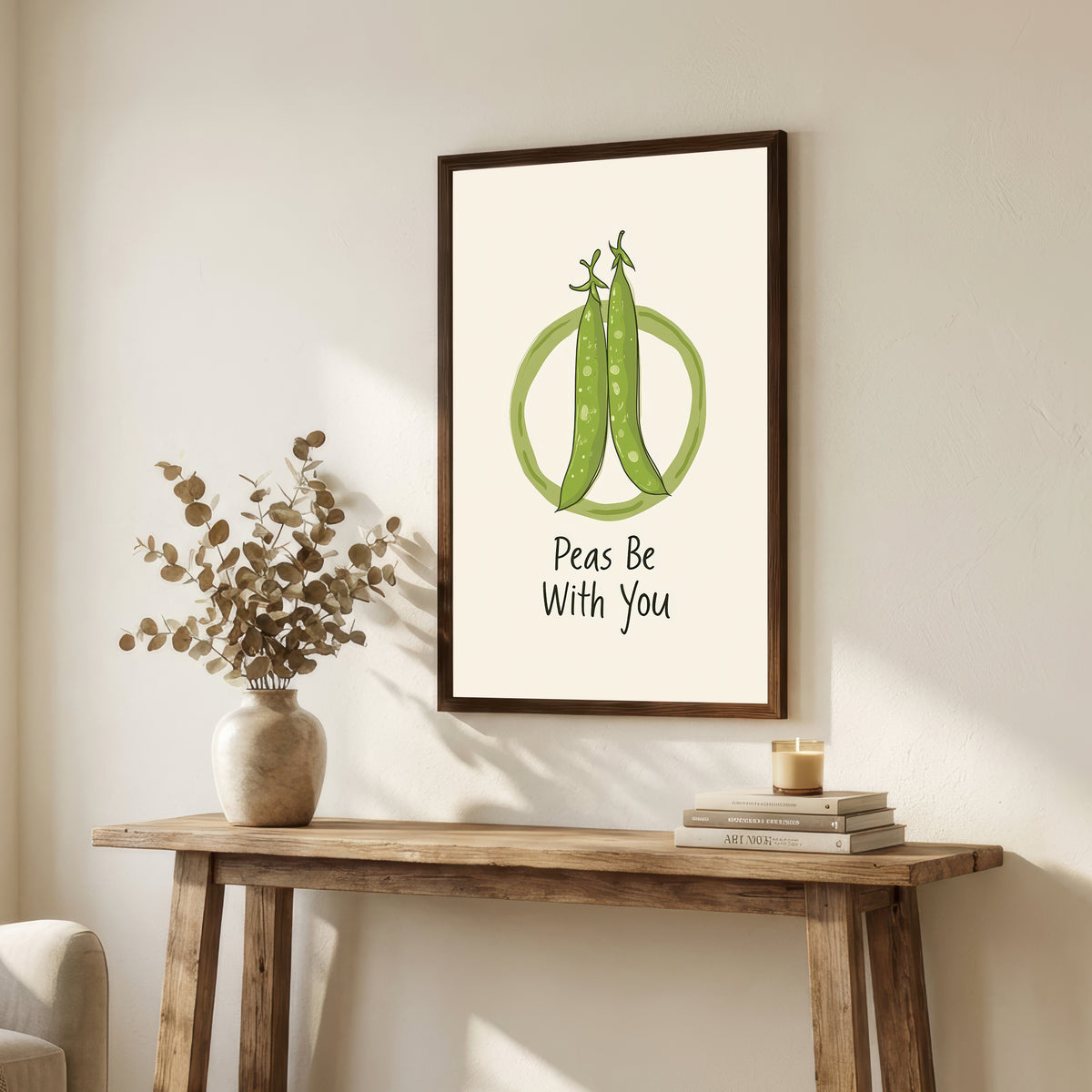 Peas Be With You Art Print