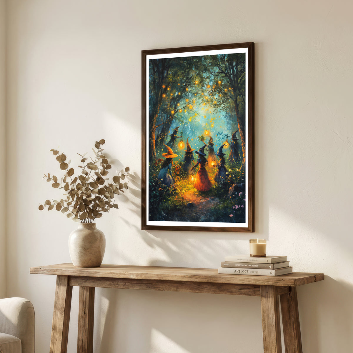 Enchanted Forest Witches Art Print