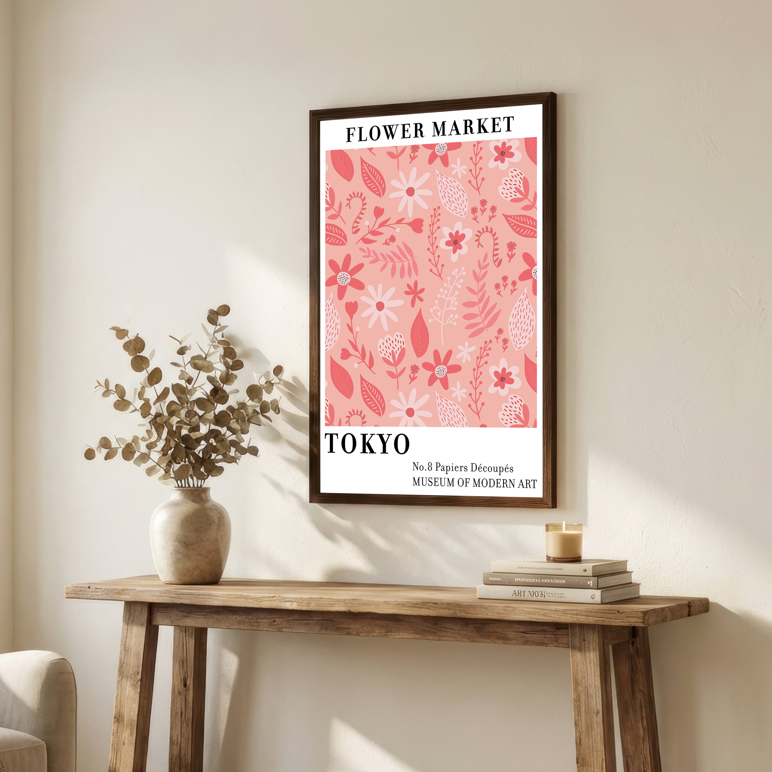Tokyo Floral Market Art Print