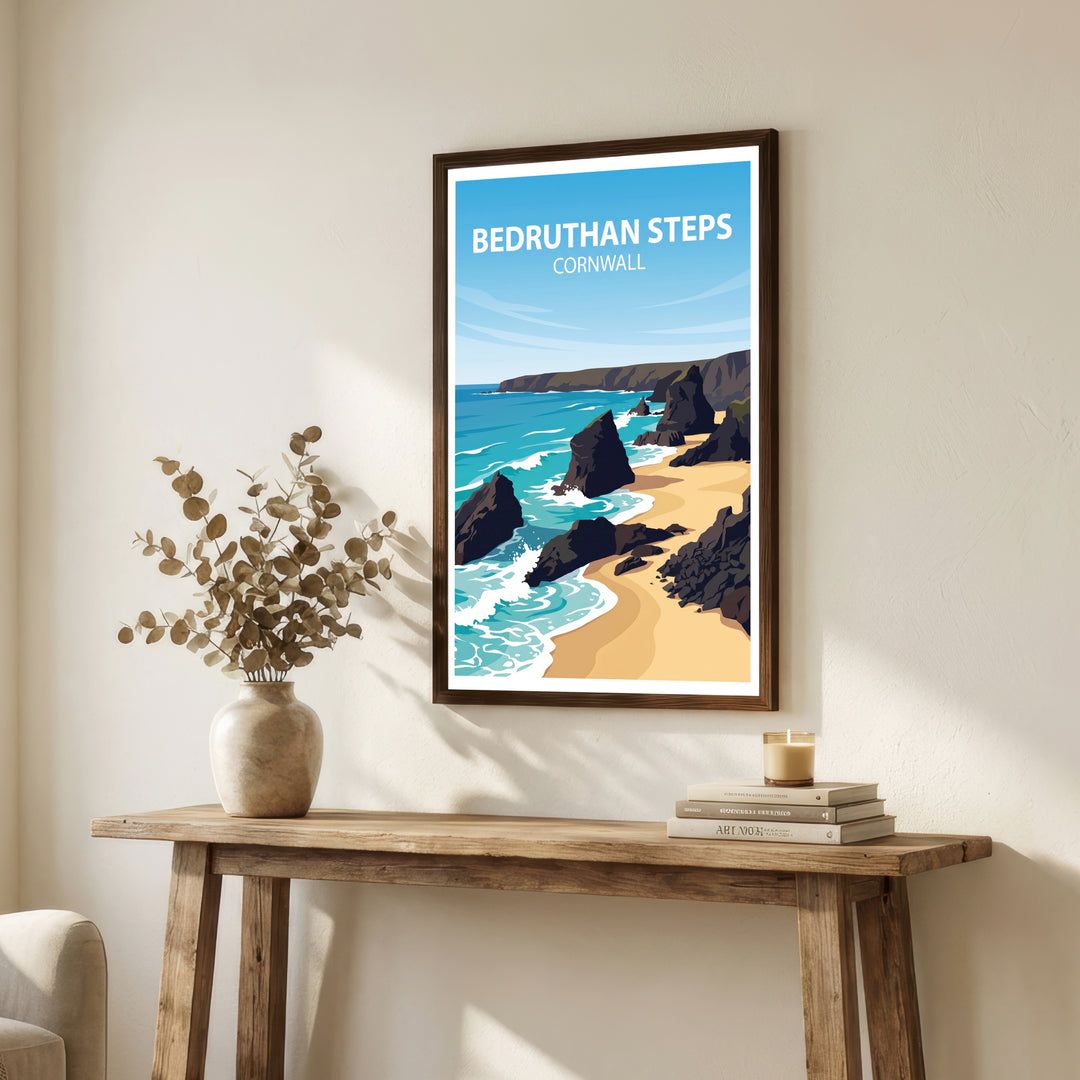 Bedruthan Steps Cornwall