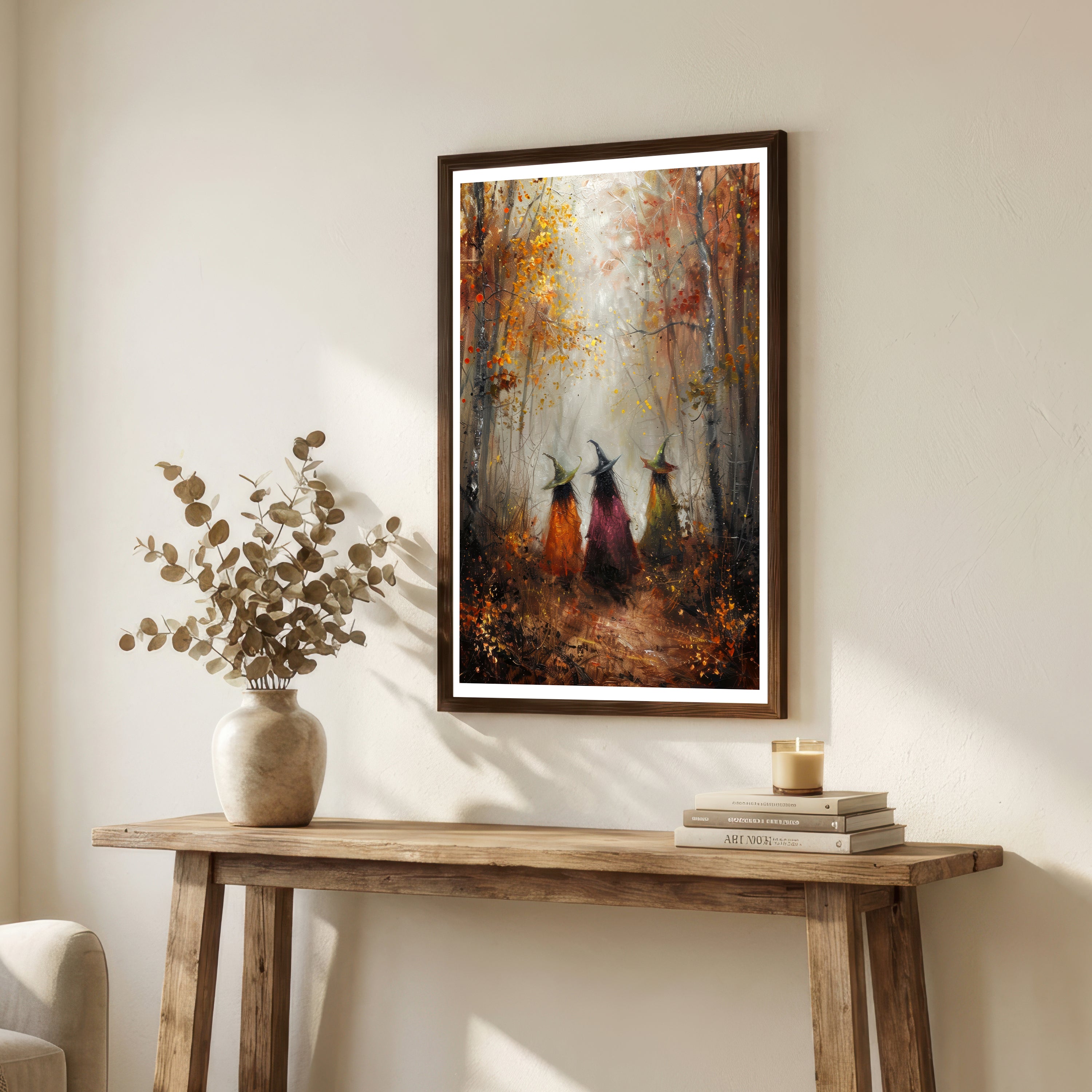 Three Witches Forest Art Print