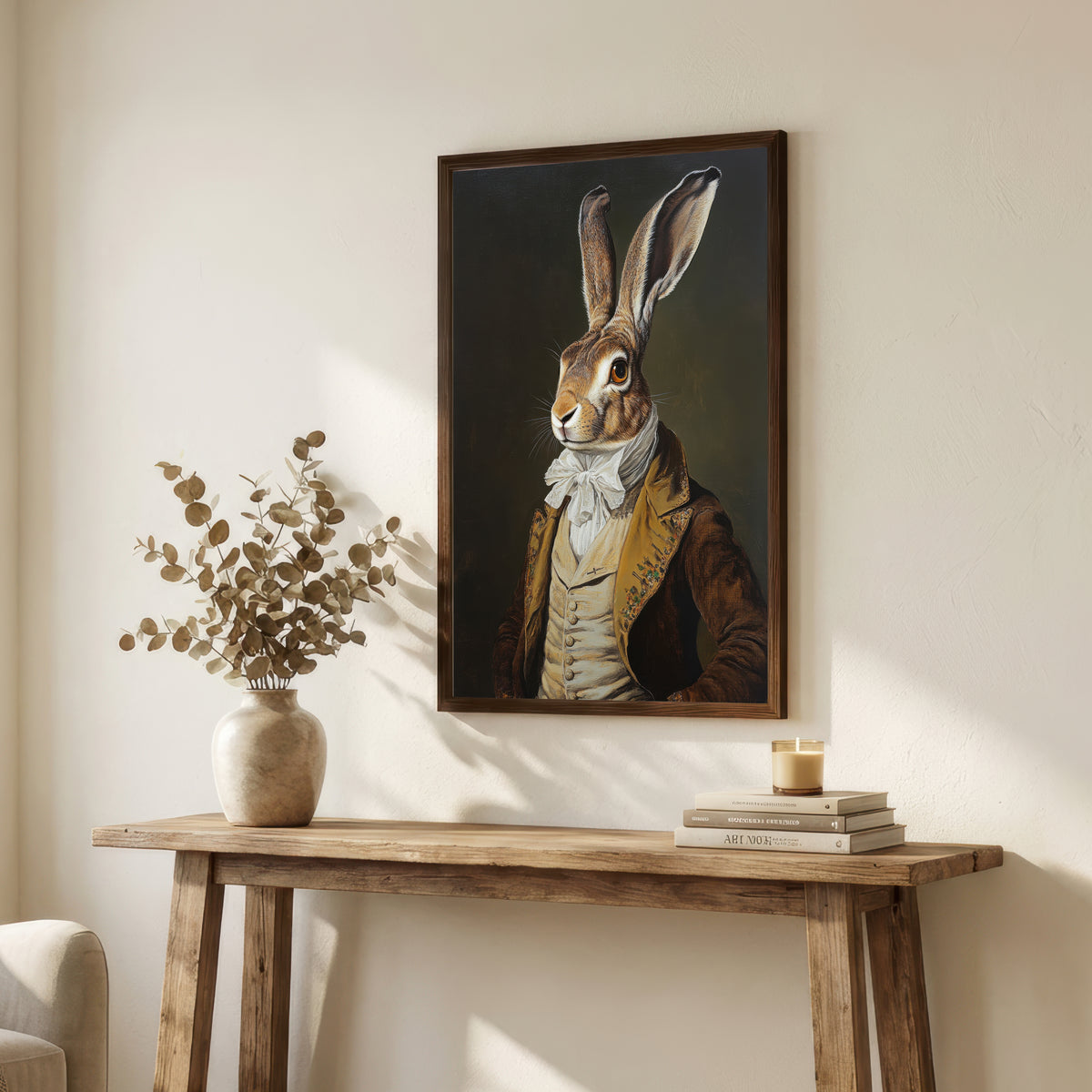 Dapper Hare Victorian Art Print