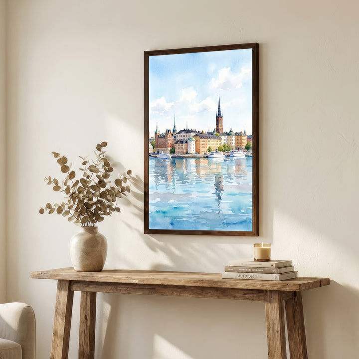 Stockholm Sweden Watercolour