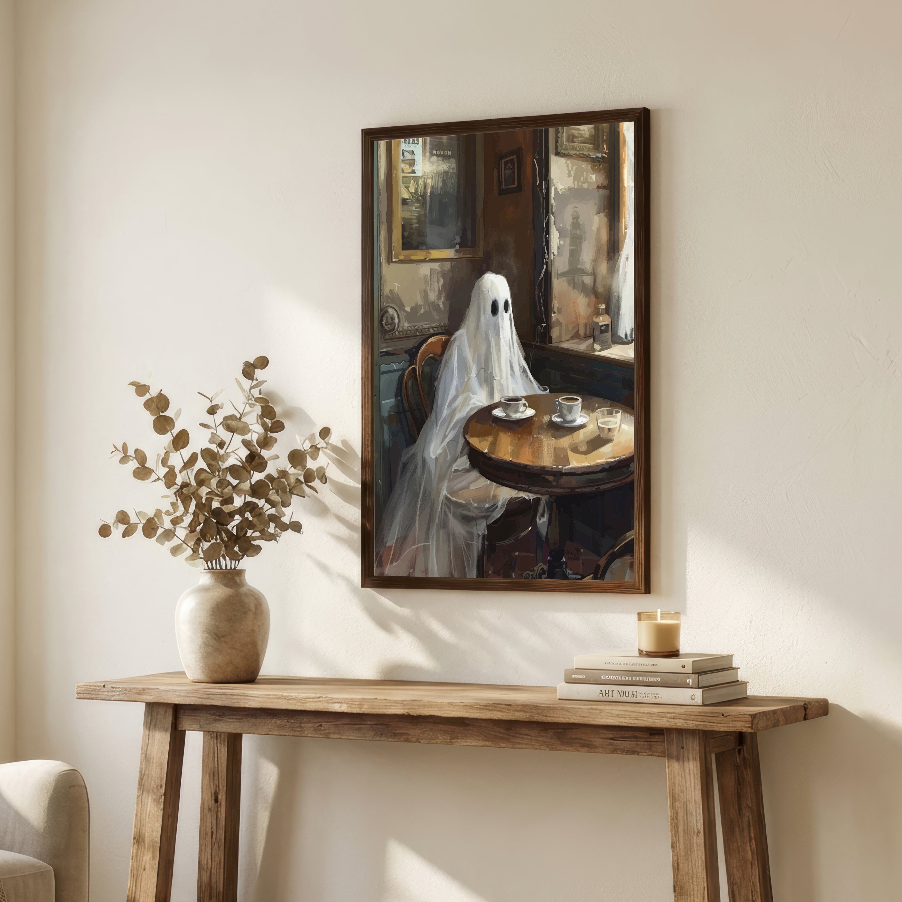 Ghost Tea Party Art Print