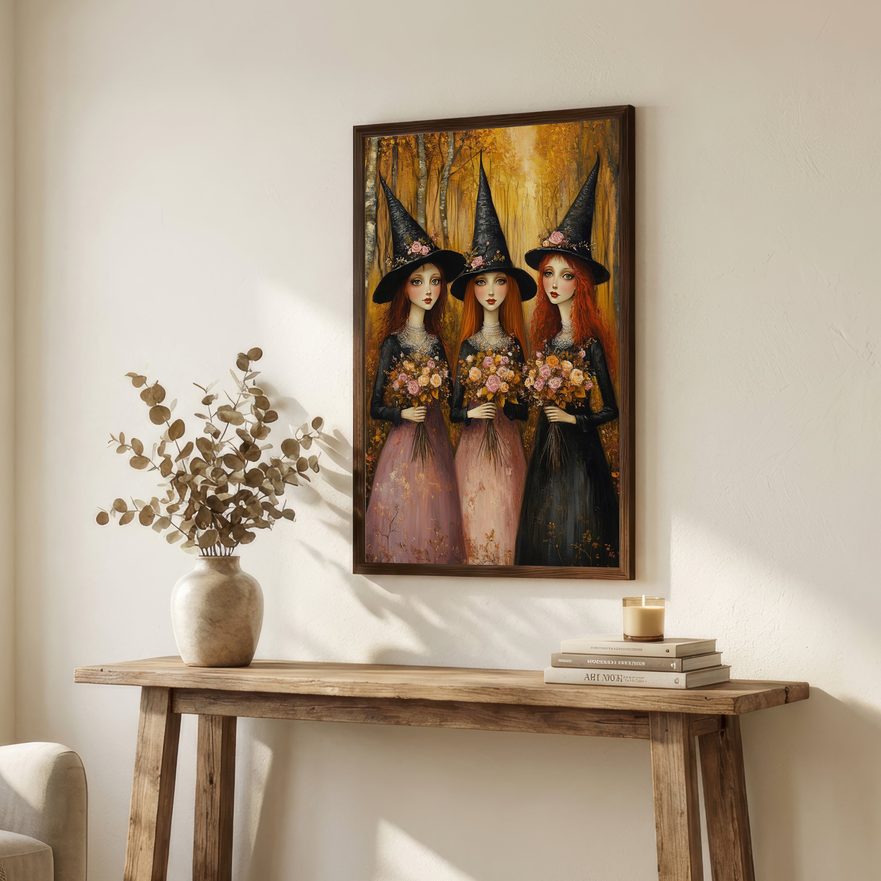 Three Witch Sisters Art Print