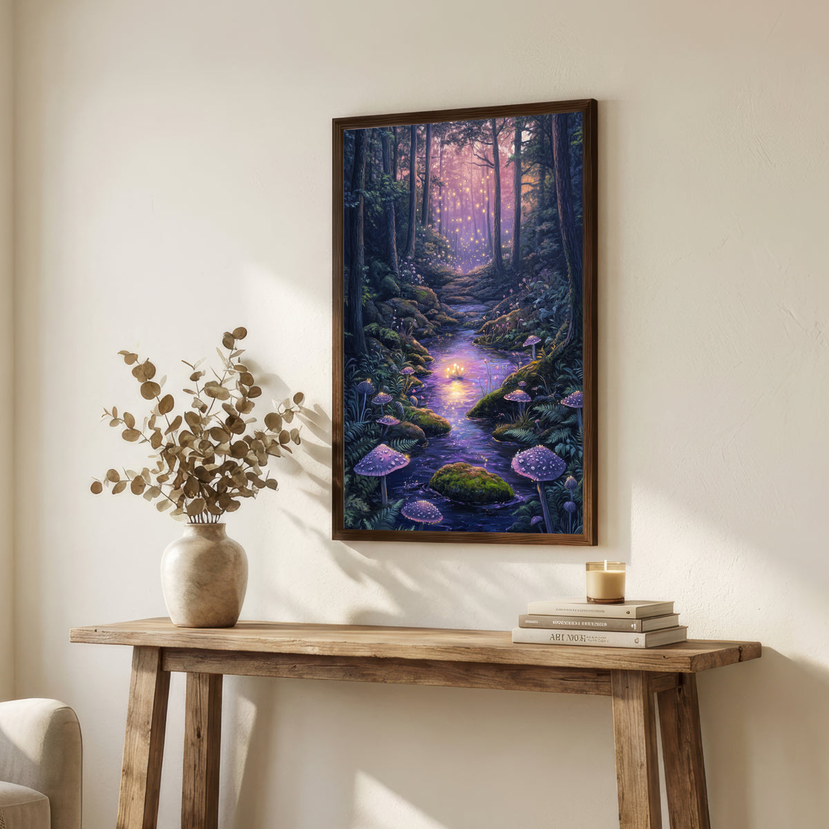 Enchanted Forest Stream Art Print